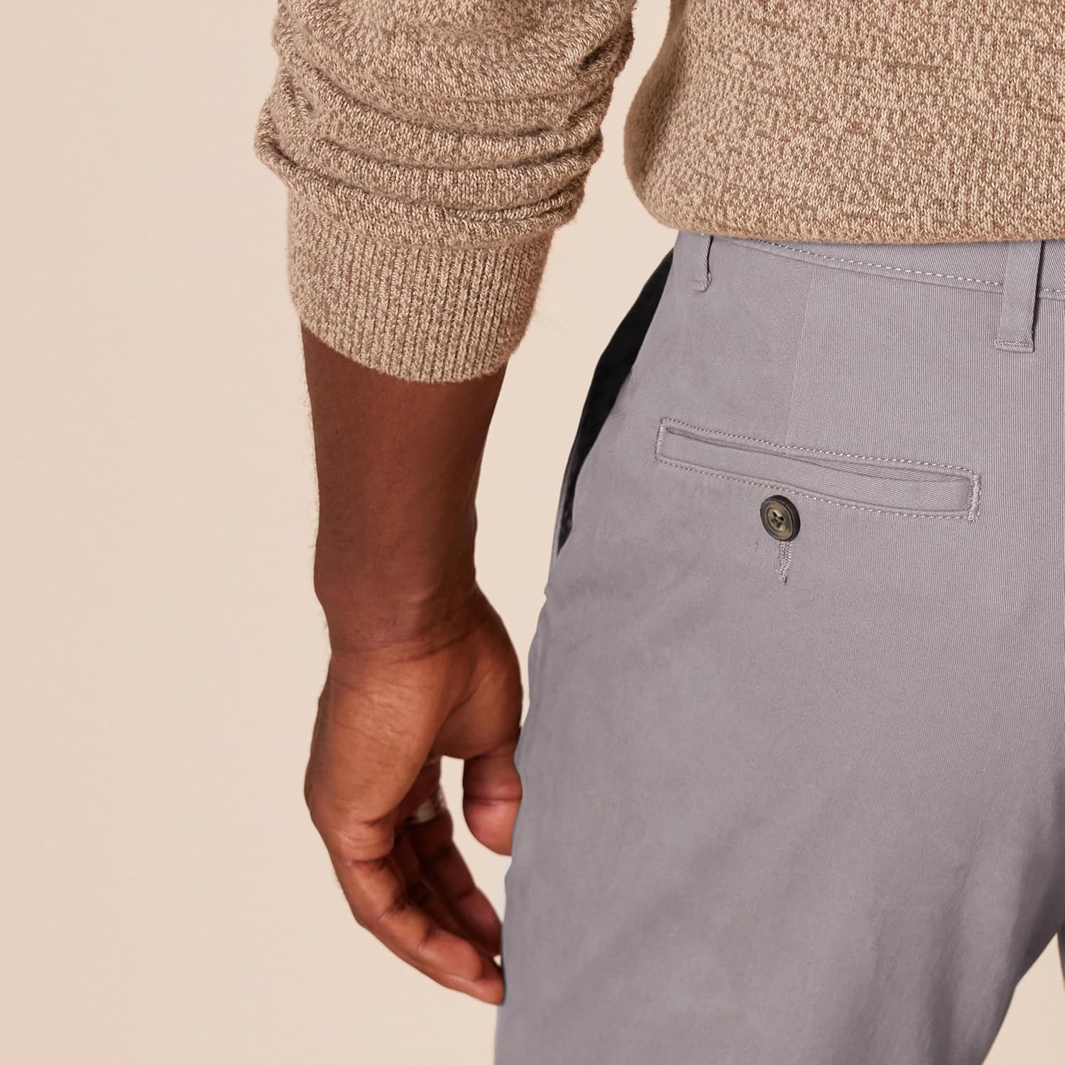 Detalle de Amazon Essentials Men's Slim-Fit Casual Stretch Chino Pant