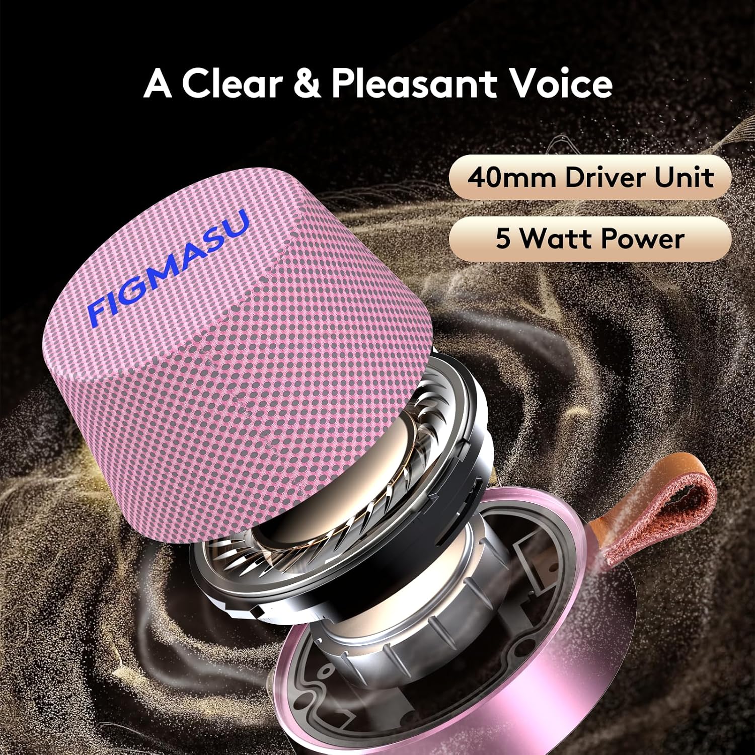 Thumbnail 1 de FIGMASU Bluetooth Speakers Magnetic Mini Portable