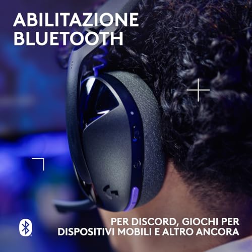 Thumbnail 4 de Logitech G G321 LIGHTSPEED: cuffia gaming wireless con Bluetooth e microfono flip-to-mute
