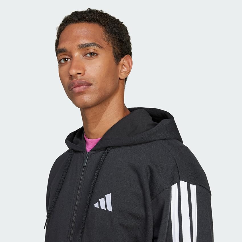 Thumbnail 2 de adidas Uomo Essential Three Stripes Sudadera con cremallera L