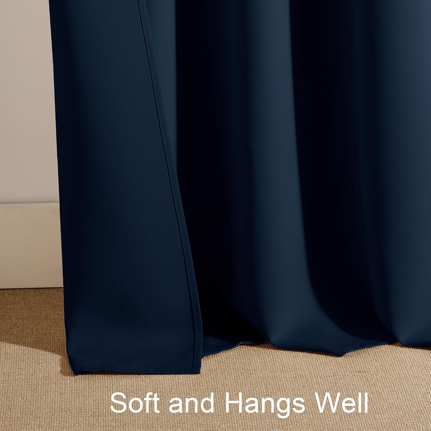 Thumbnail 4 de PONY DANCE Blackout Curtains, Navy Blue