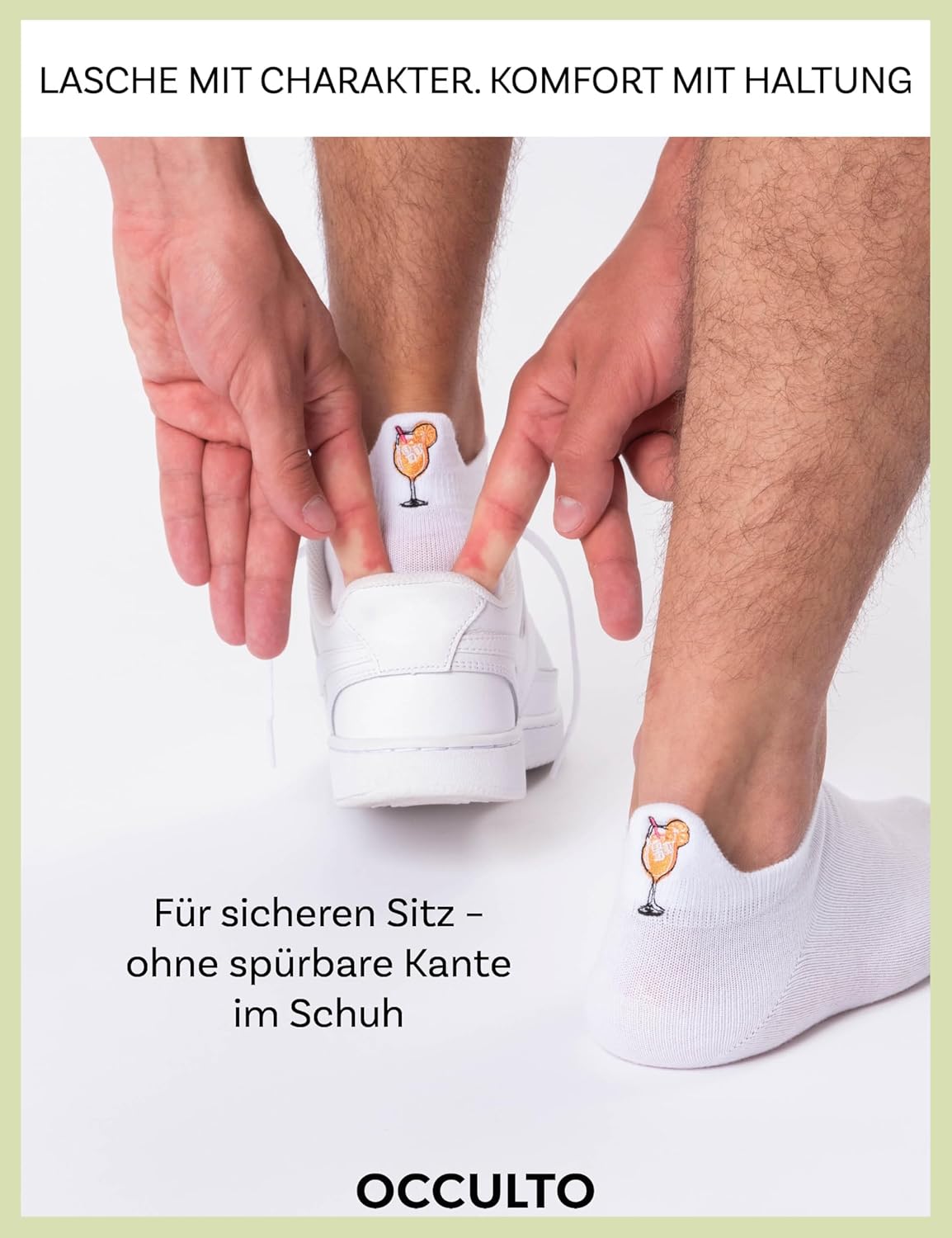 Detalle de Occulto Sneaker Socken Luca – 3er/6er Pack für Damen & Herren