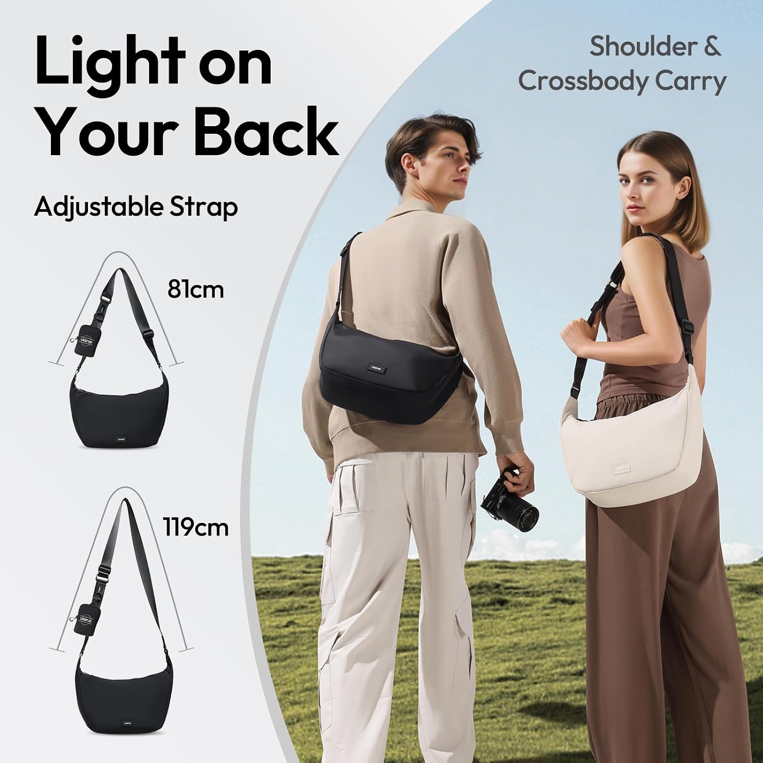 Thumbnail 1 de ULANZI HMN1 Camera Shoulder Bag: Lightweight, Flexible Sling Bag for DSLR Accessories