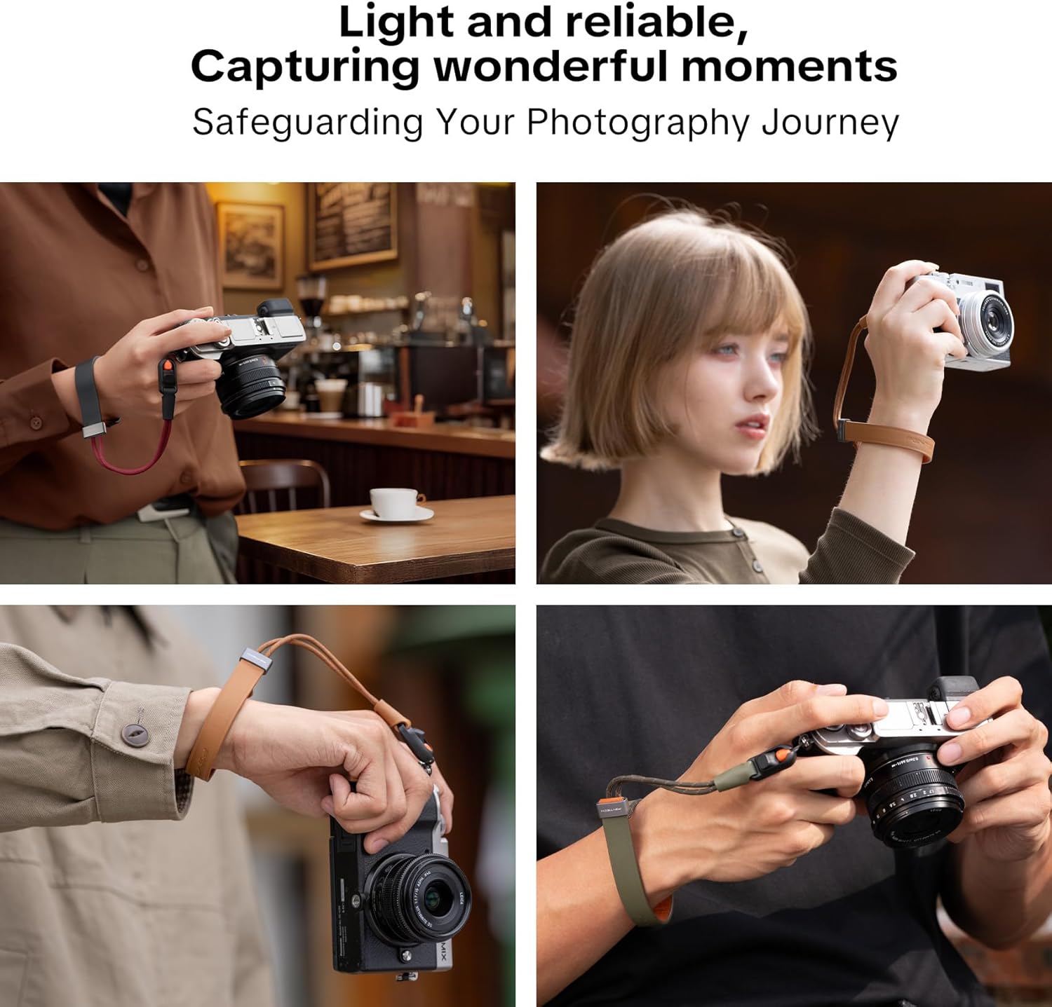 Thumbnail 6 de PGYTECH Cinturino per fotocamera Slim Vintage in pelle ECCO, con sgancio rapido e regolazione a una mano