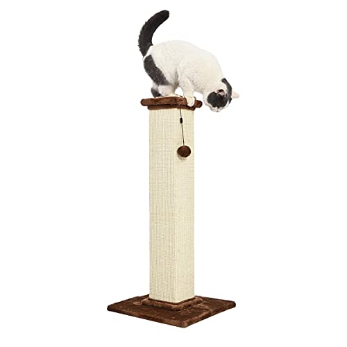 Detalle 2 de Amazon Basics Rascador para Gatos, resistente, 90 cm 🐱