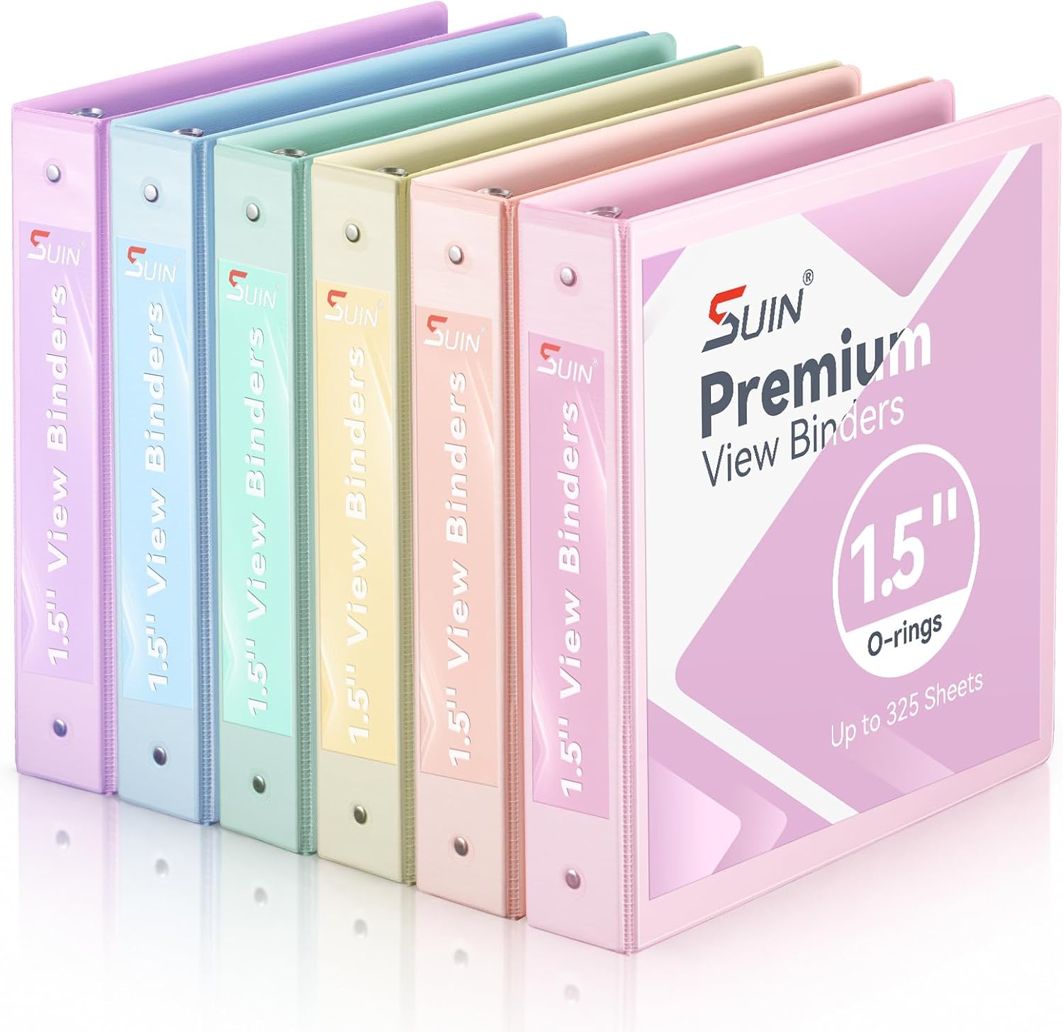 Detalle de SUIN 3-Ring Binders, 1.5-Inch