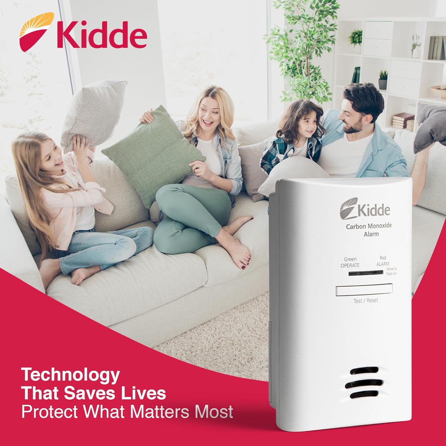 Thumbnail 4 de Kidde Carbon Monoxide Detector Plug-In with Battery Backup