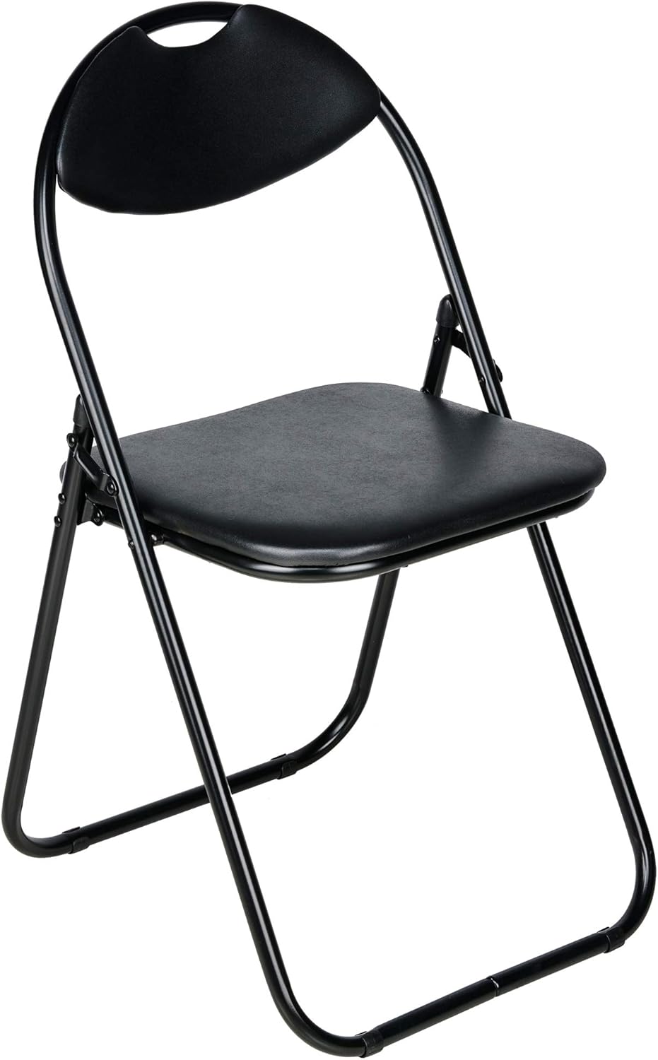 Thumbnail 6 de Nyxi Set of 2 Folding Chair Padded, Paris Faux Leather – Black