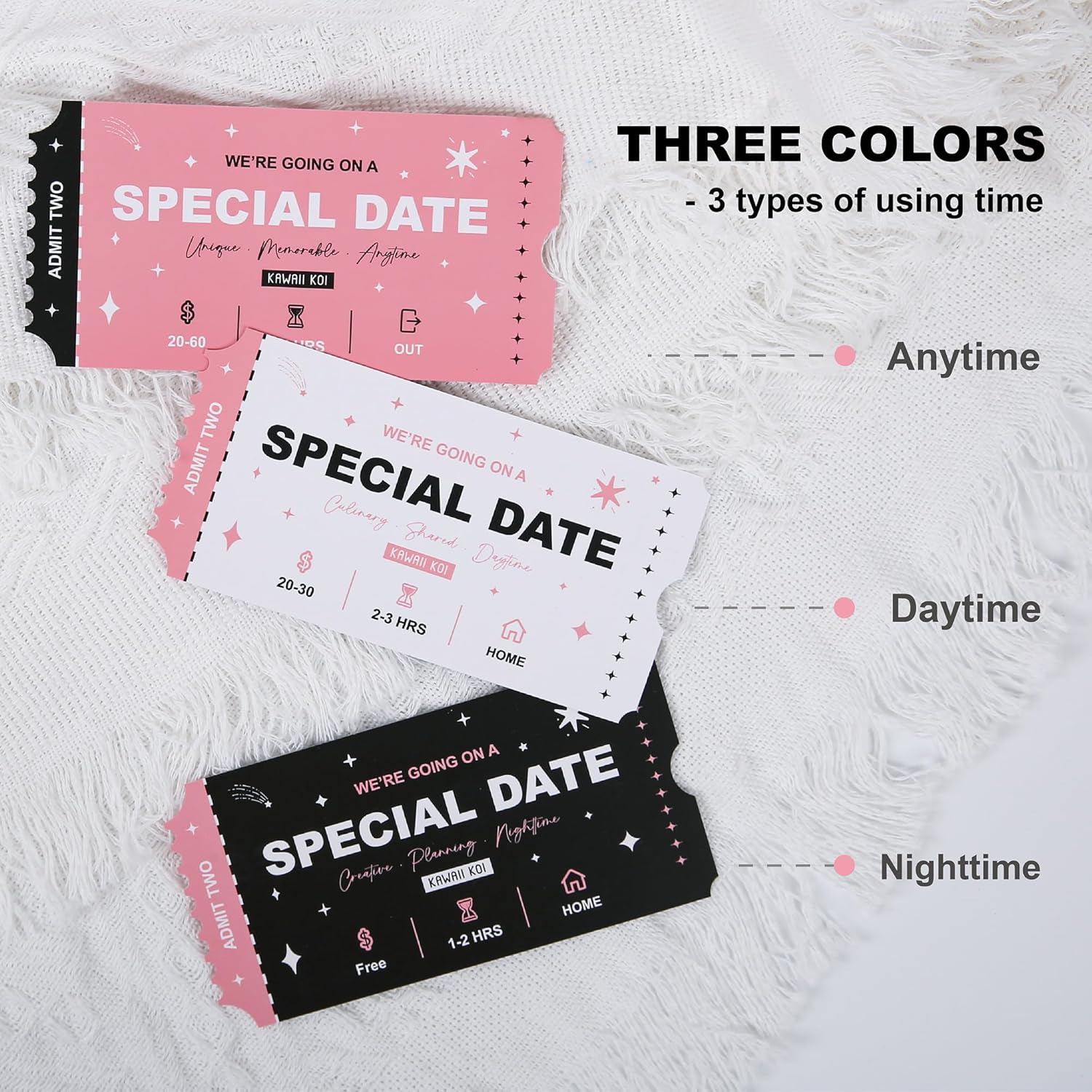 Thumbnail 5 de KAWAII KOI 42 Scratch Off Date Night Ideas for Couples – A simple, fun way to refresh date nights