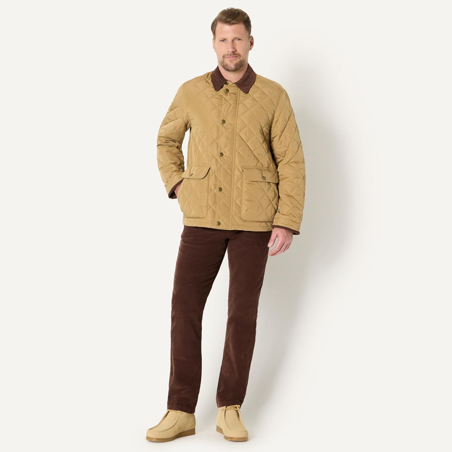 Thumbnail 4 de Amazon Essentials Quilted Midweight Jacket 74.9 cm