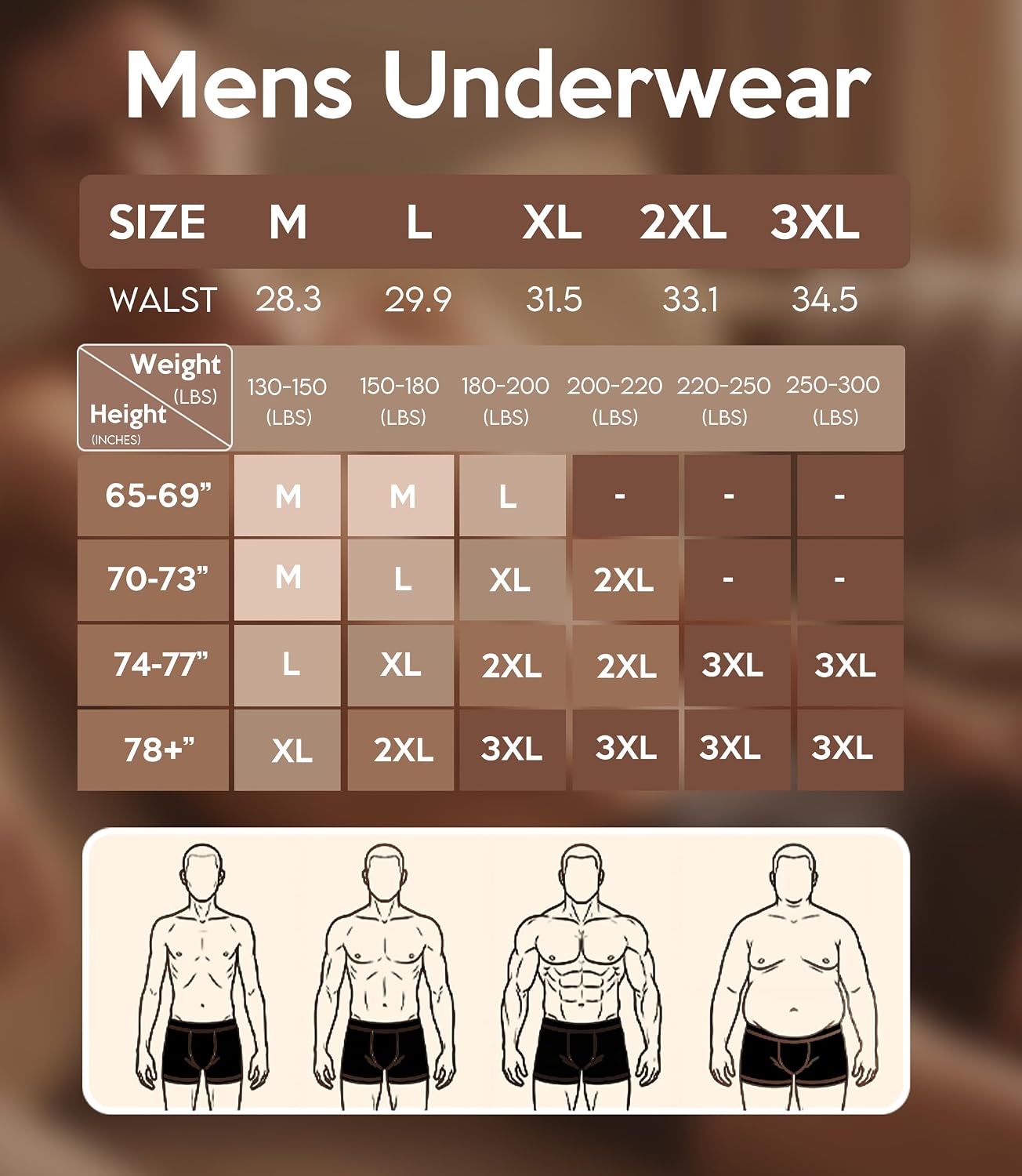 Thumbnail 6 de GLESTORE Modal Unterhosen Männer Boxershorts 5er Pack – seidenweich, atmungsaktiv und pflegeleicht