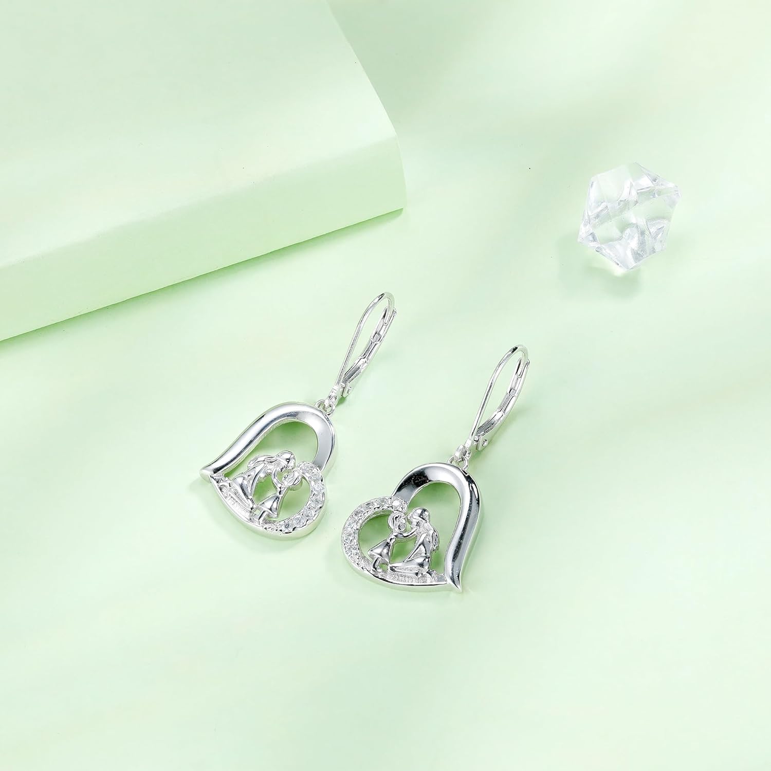Thumbnail 2 de Yinsen Damen hängende Ohrringe aus 925 Sterling Silber (Ohrstecker) – 36 mm, nickelfrei