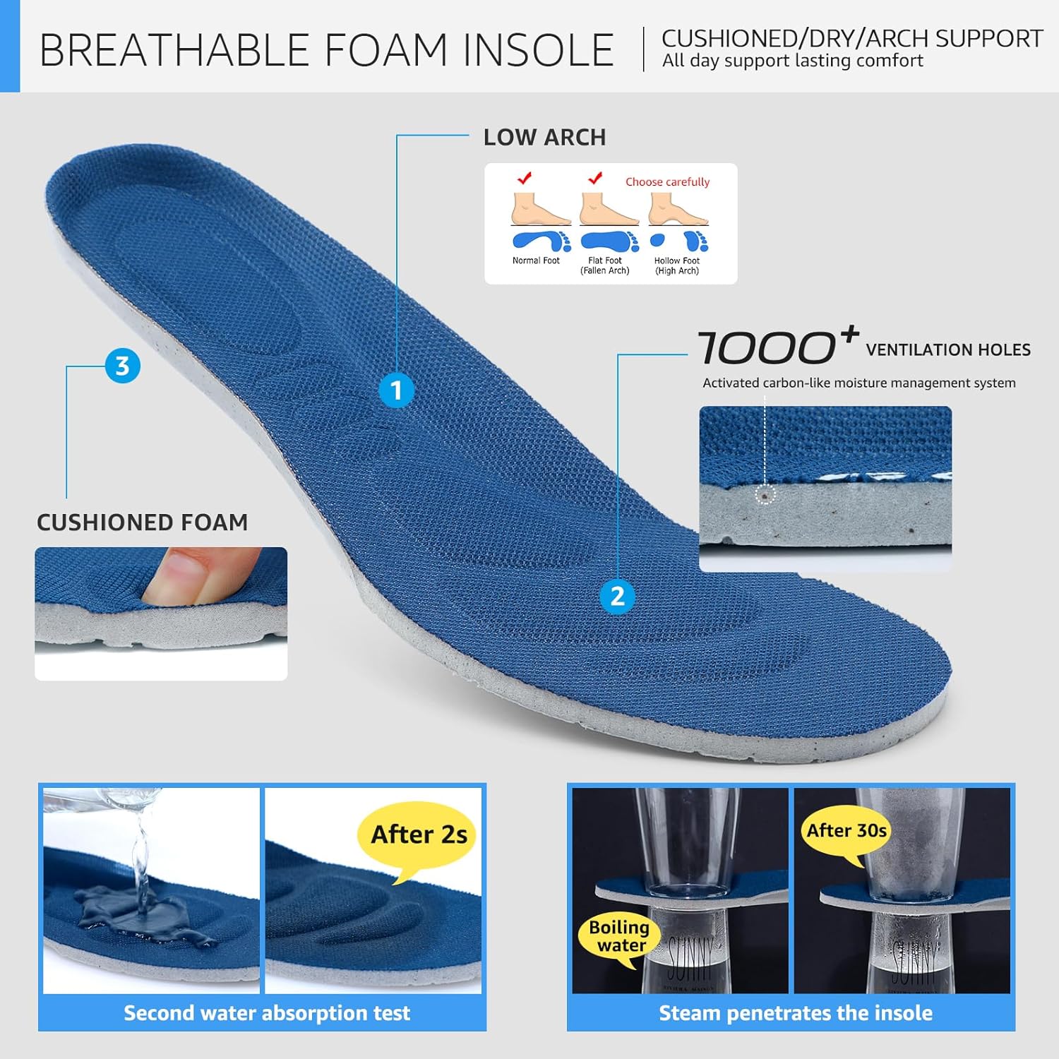 Thumbnail 5 de HKR Basket Femme Respirantes – Chaussures Running Légères (35-42EU)