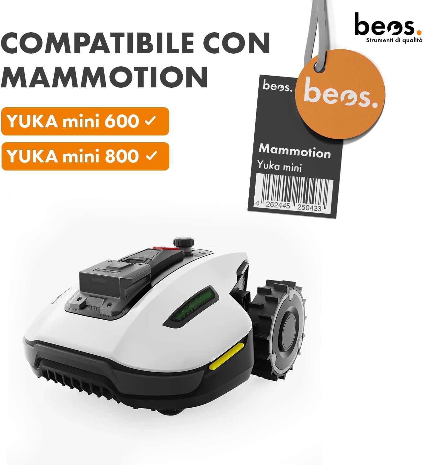 Thumbnail 1 de BEOS Dischi di taglio premium per robot tosaerba, compatibili Mammotion YUKA Mini, per 7 lame, Ø 162 mm