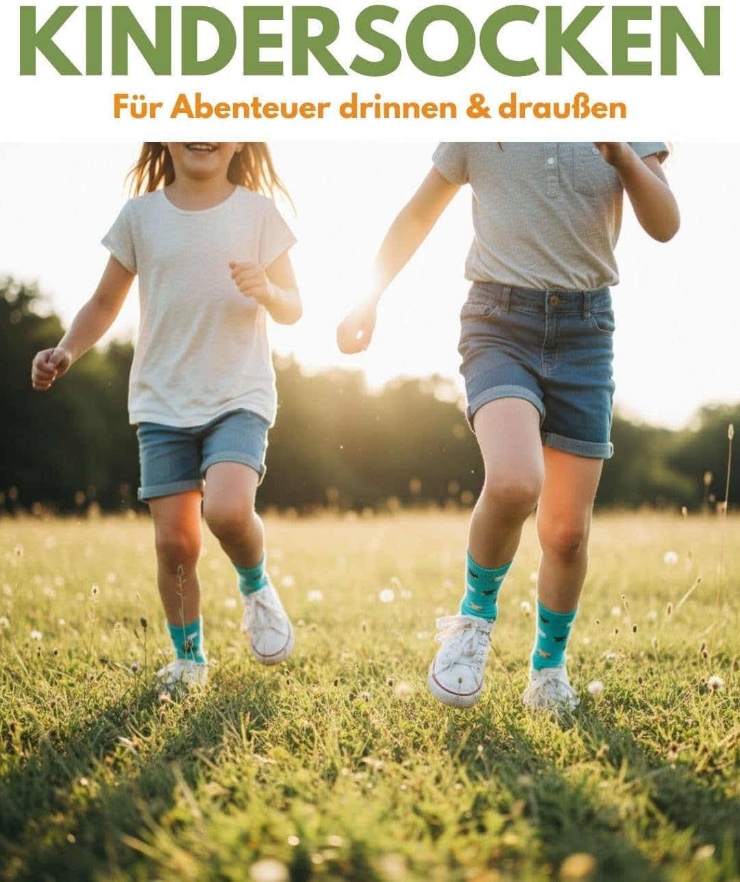 Thumbnail 1 de 10 Paar Kinder Socken für Jungen & Mädchen aus Baumwolle – robust, elastisch und rutschfest