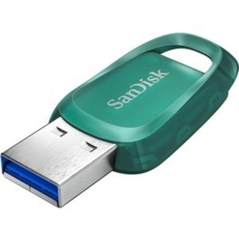 Detalle de SanDisk Ultra Eco 512 GB USB 3.2 Gen 1 Verde sin tapa
