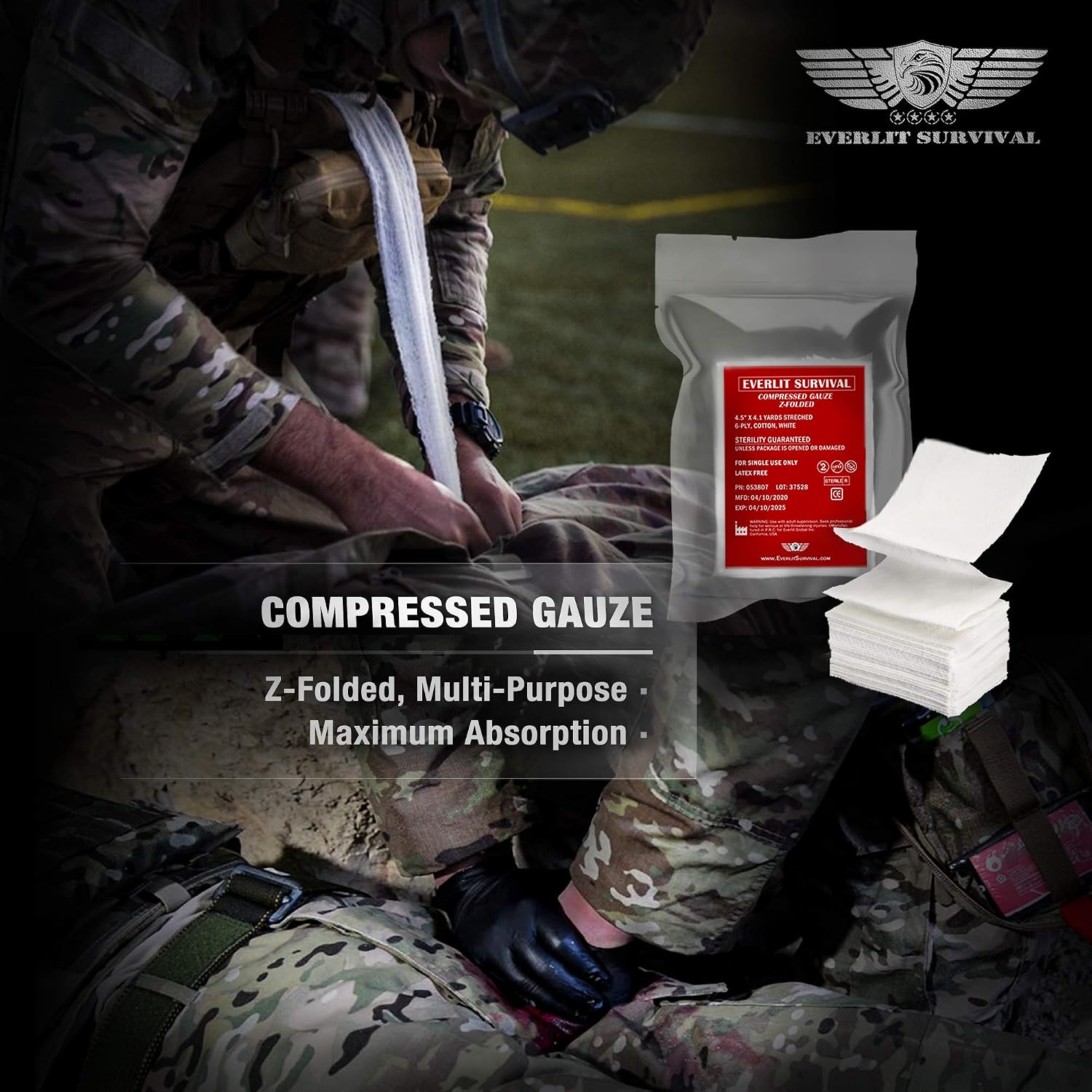 Thumbnail 6 de EVERLIT Advanced Trauma Kit with CAT GEN-7 Tourniquet and 36-Inch Splint