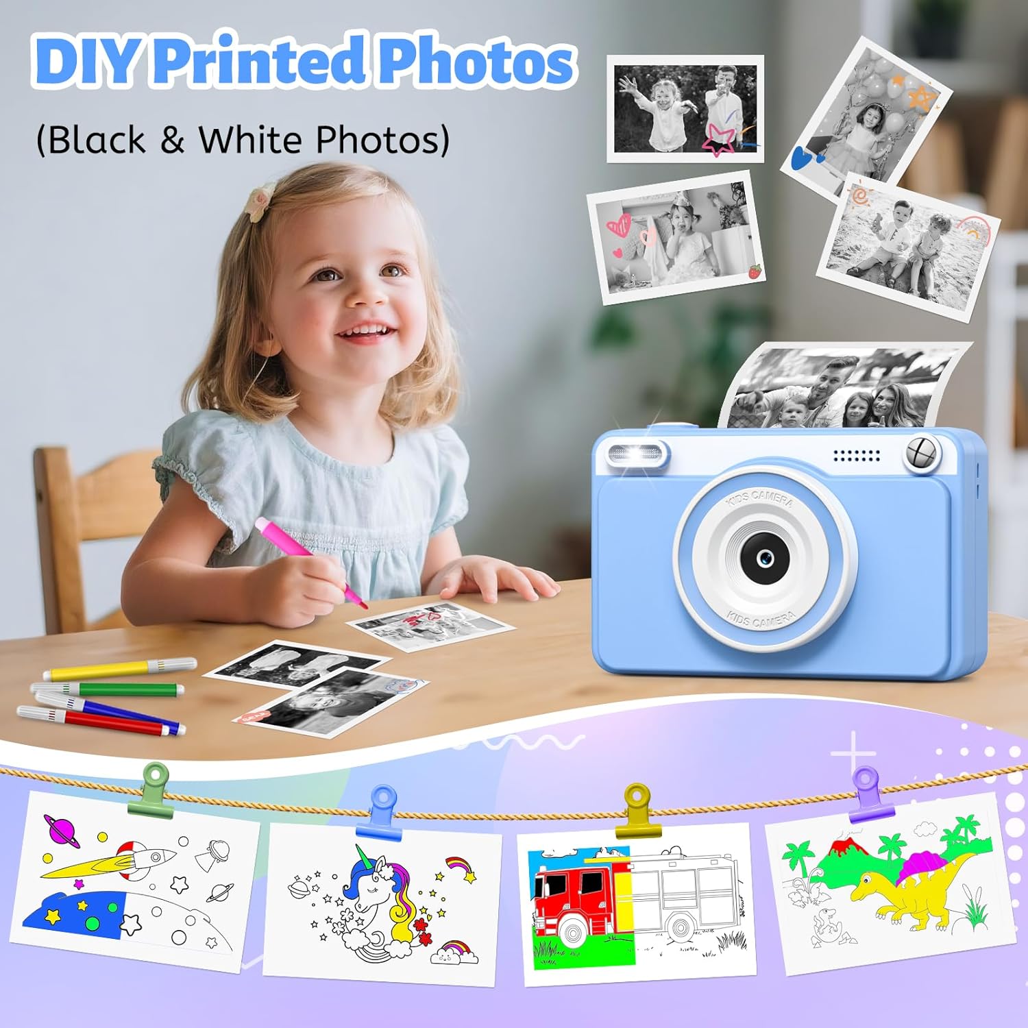 Thumbnail 4 de GREENKINDER Kids Camera 1080P with 32GB card