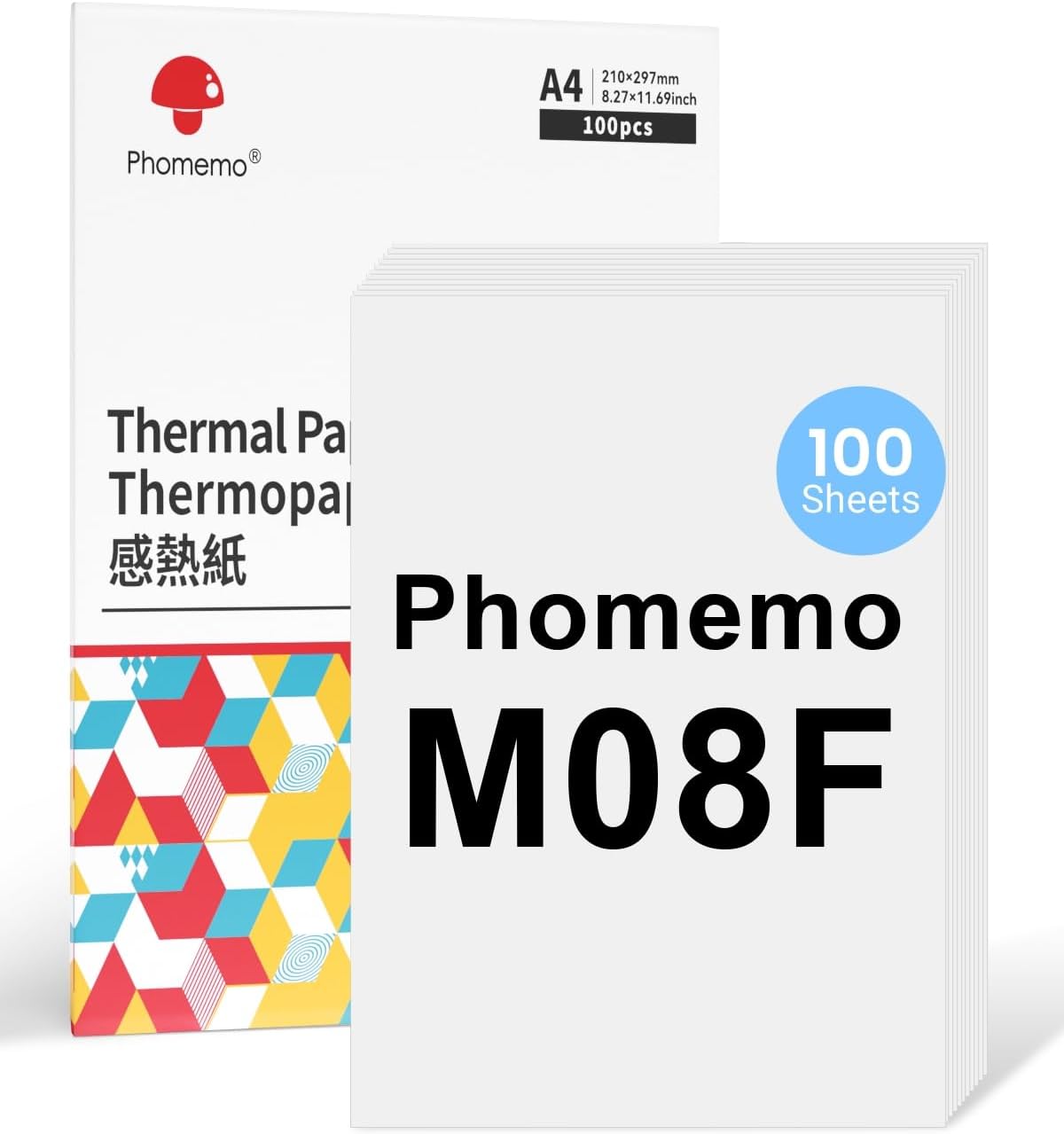 Phomemo M08F A4 Thermal Paper 100 Sheets