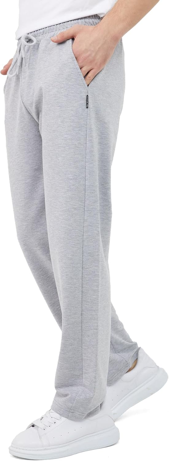 Detalle de COMEOR Men's Thin Lightweight Breathable Cotton Jogging Pants
