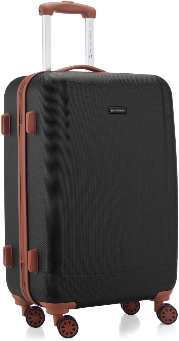 Thumbnail 5 de HAUPTSTADTKOFFER Wannsee – Valise Moyenne Rigide 68 cm, 63 L, TSA, Noir/Marron