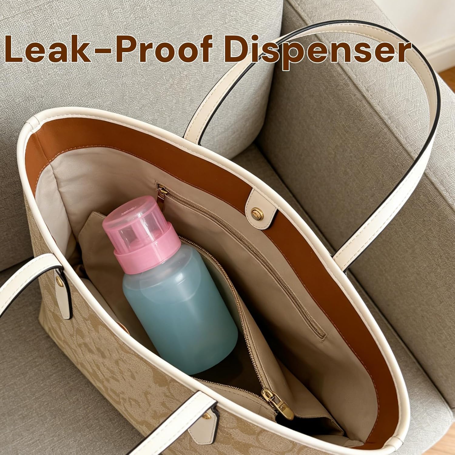 Detalle de Pumtus 16 Pack Push Down Pump Dispenser, 200ml – Leak‑Proof, Refillable Bottles for Acetone, Alcohol, and Skincare