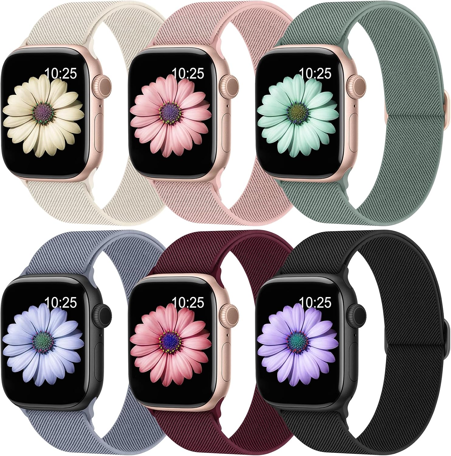 Detalle de Higgs Nylon Armband 6er Pack 40–42 mm