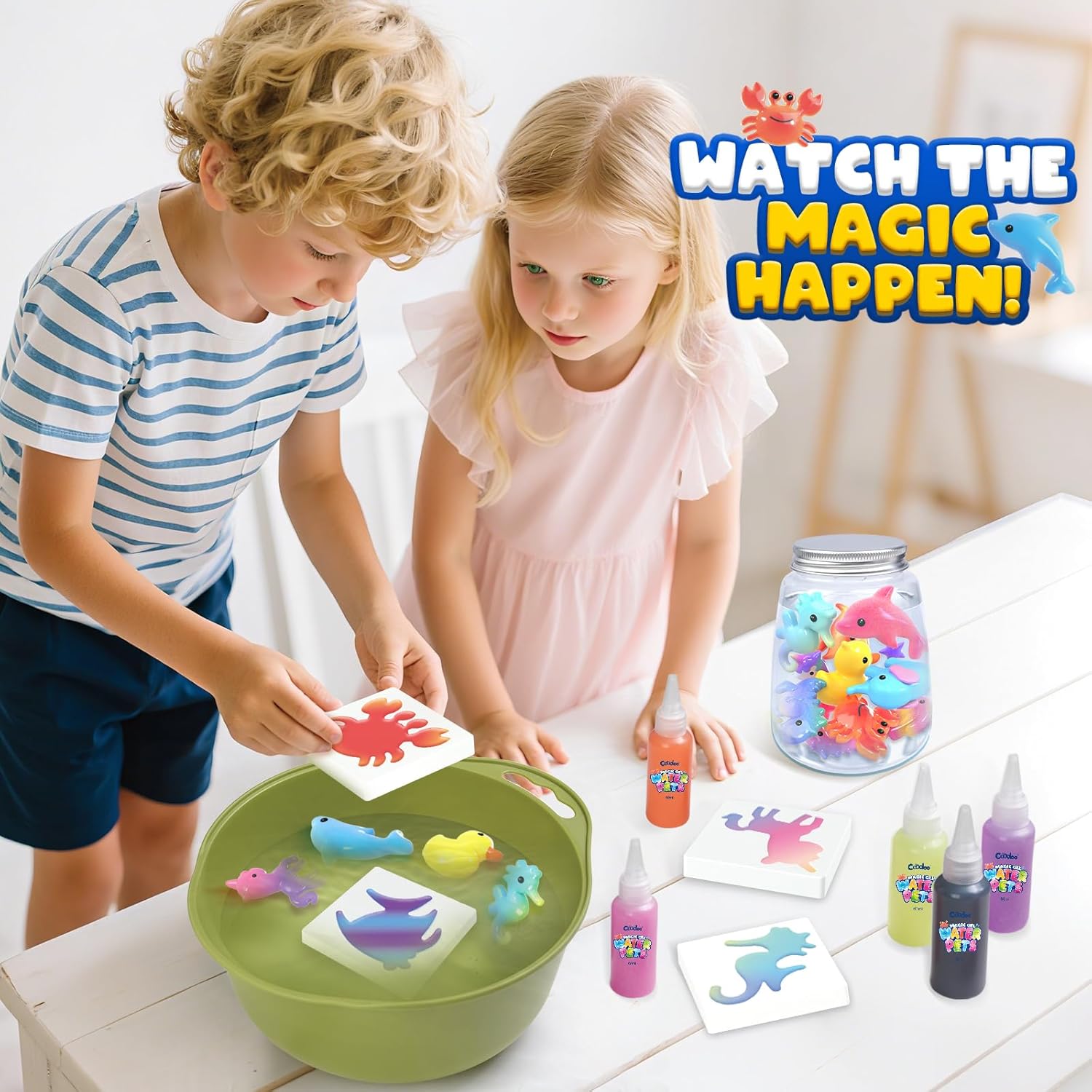 Thumbnail 4 de Magic Water Elf Toy Craft Kit for Kids: DIY Aqua Fairy Water Pets & Squishy Maker