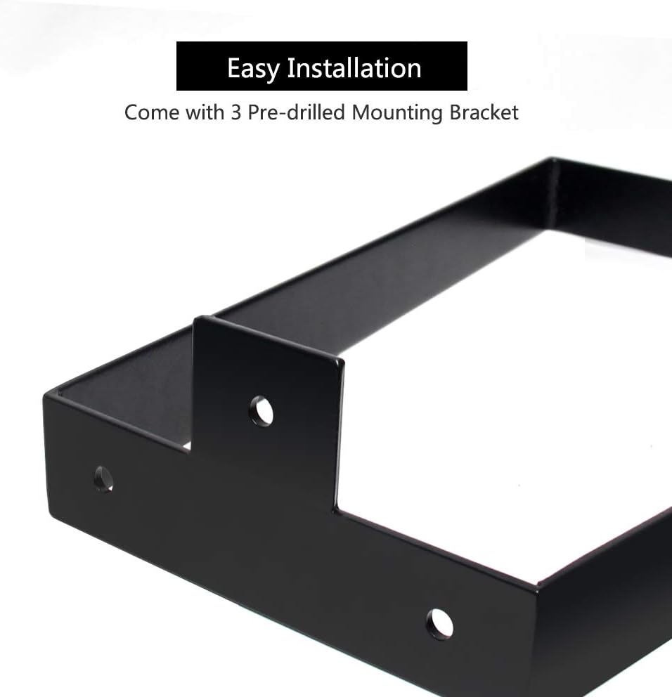 Detalle 2 de Signstek 16 inch black metal table legs (40cm) — modern DIY trapezoidal furniture legs