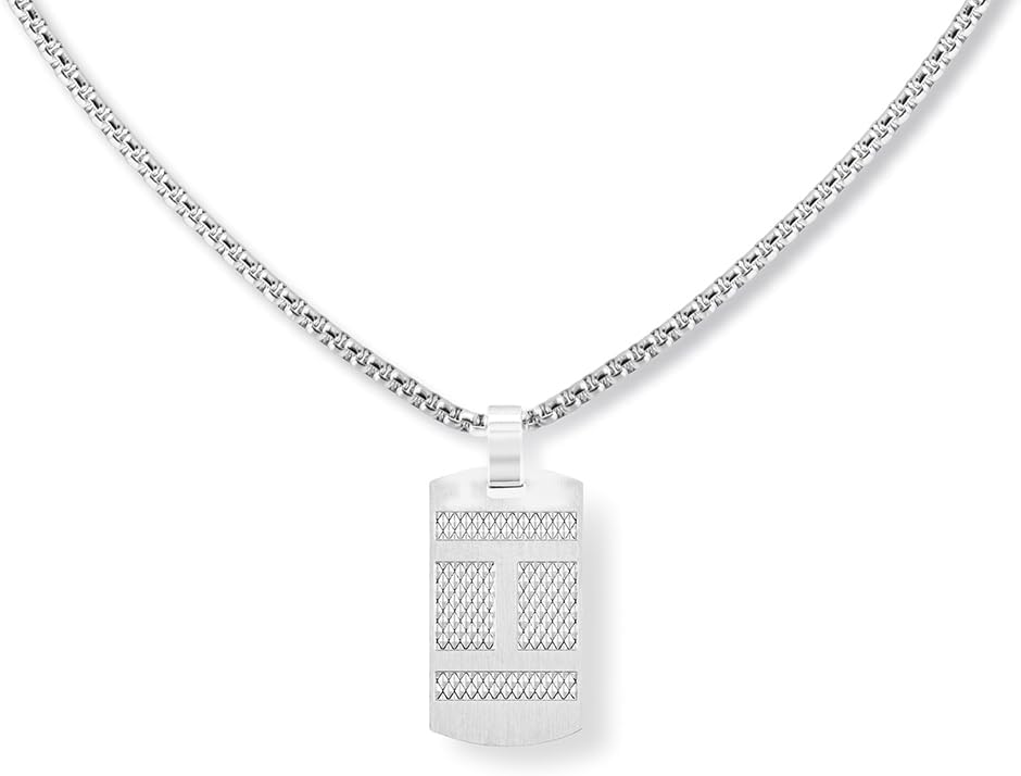 Thumbnail 1 de Tommy Hilfiger Jewelry Halskette für Herren aus Edelstahl – 61 cm, Logo-Gravur