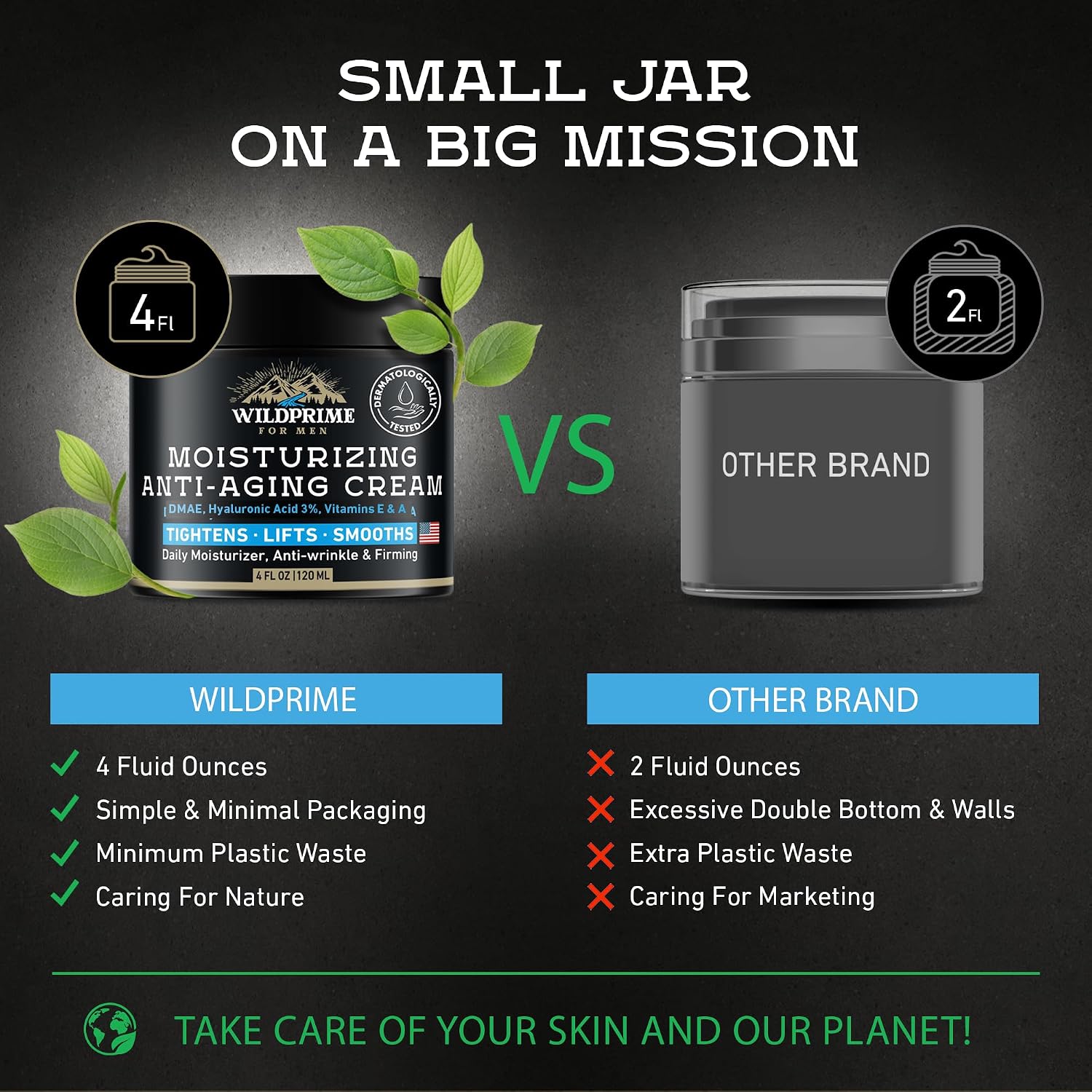 Thumbnail 6 de WildPrime Men's Face Moisturizer Cream — Anti-Aging Hydration with Hyaluronic Acid