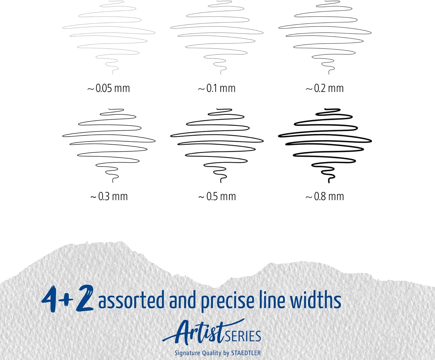 Thumbnail 6 de Staedtler Pigment Liner 6 feutres ✏️