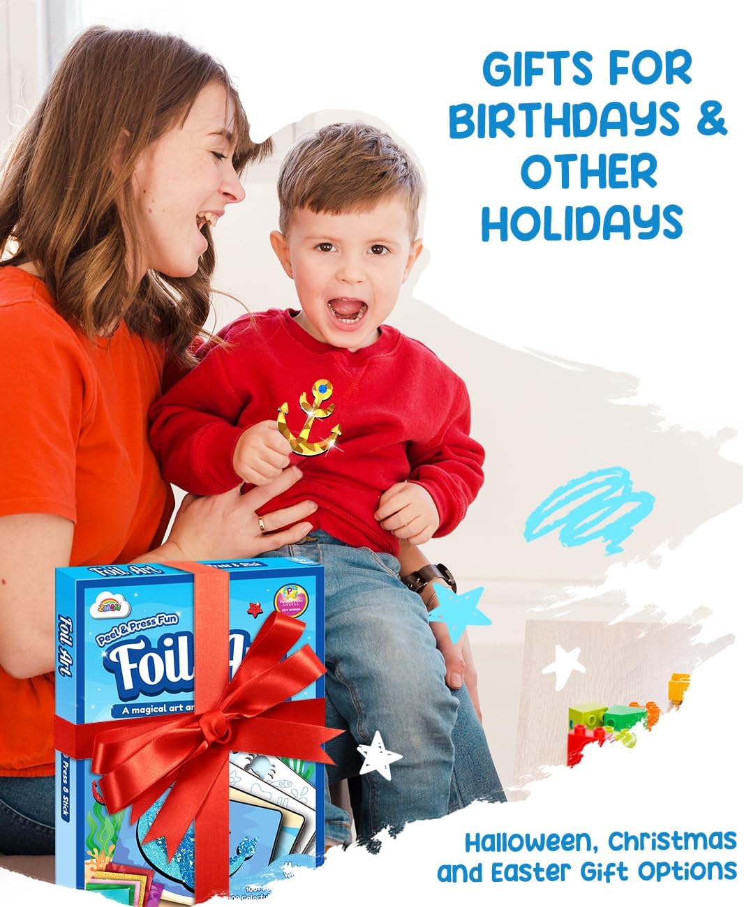 Detalle 1 de ZMLM Foil Art Craft Kit for 4 Year Olds