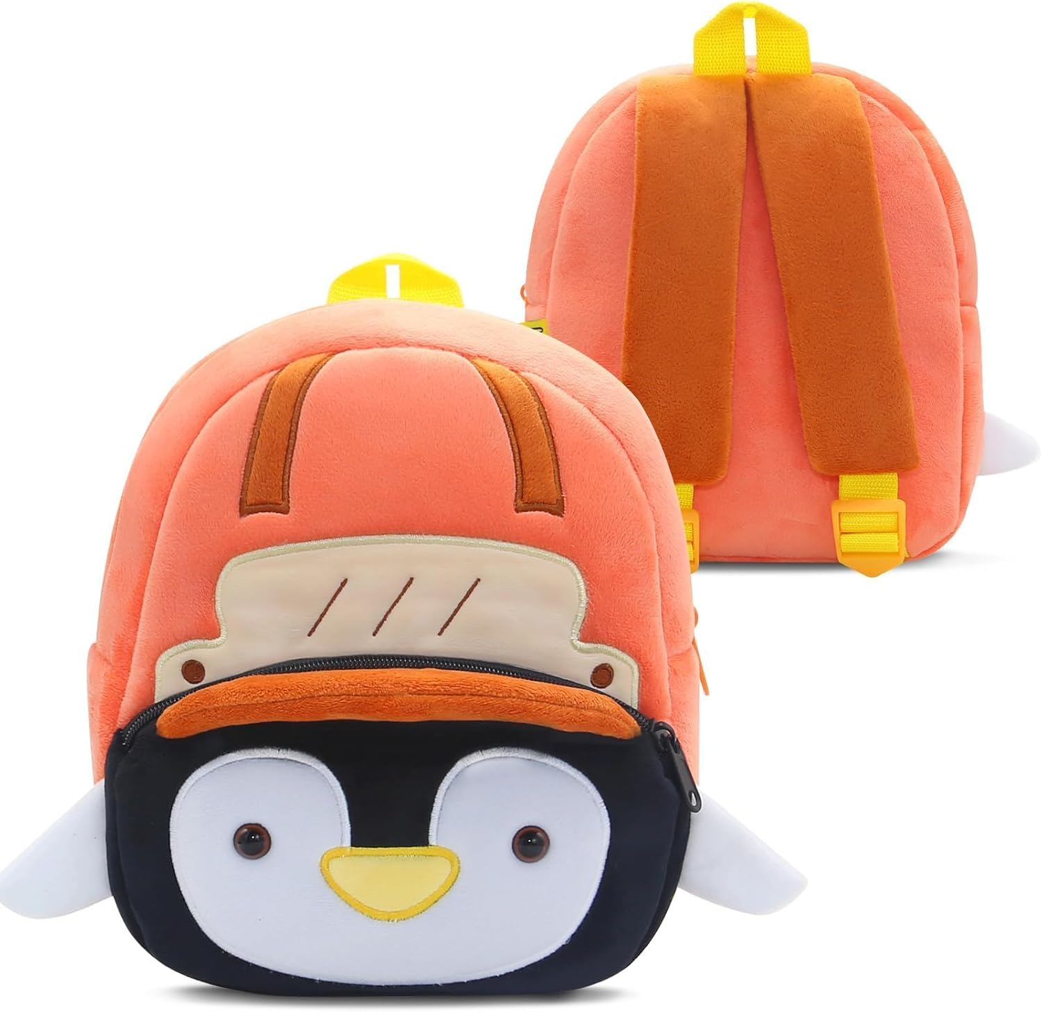 Detalle 2 de PROTAURI Zainetto Bambina/Bambino 1-4 Anni – Zaino Asilo Leggero con Pinguino Pattinatore