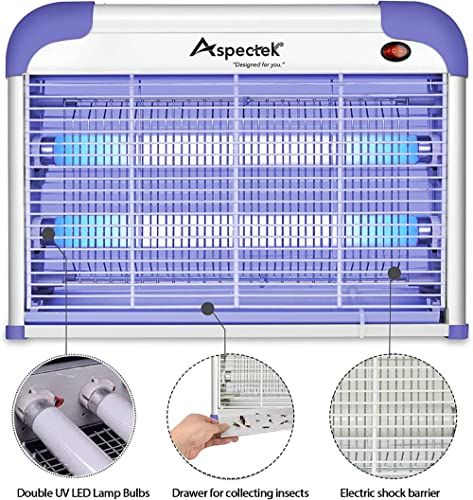 Detalle de ASPECTEK Lámpara Mata Insectos 20W