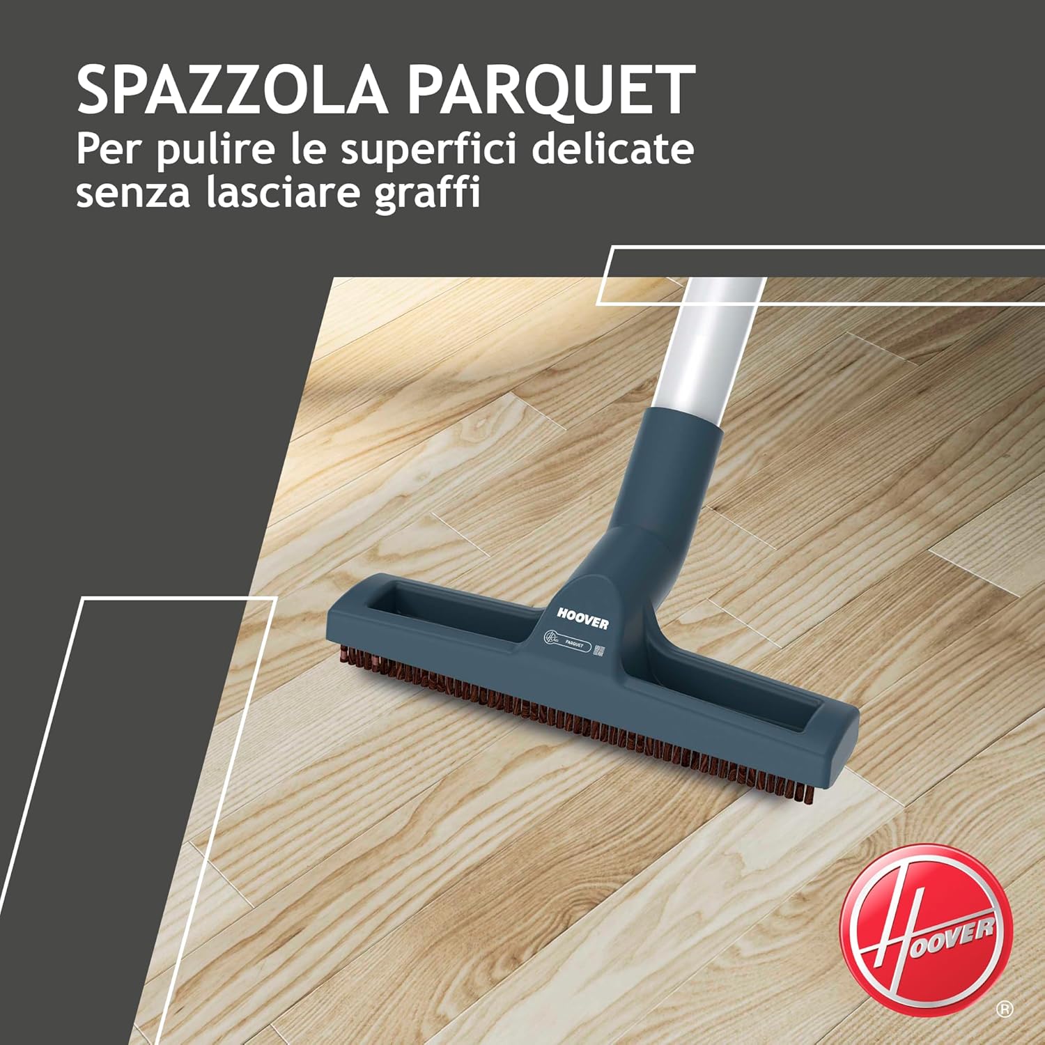 Thumbnail 5 de Hoover BR71_B30 – Aspirapolvere a traino ciclonico 700 W, 2 L, filtro EPA, 78 dB, spazzola per parquet, 2in1, Nero/Verde/Grey