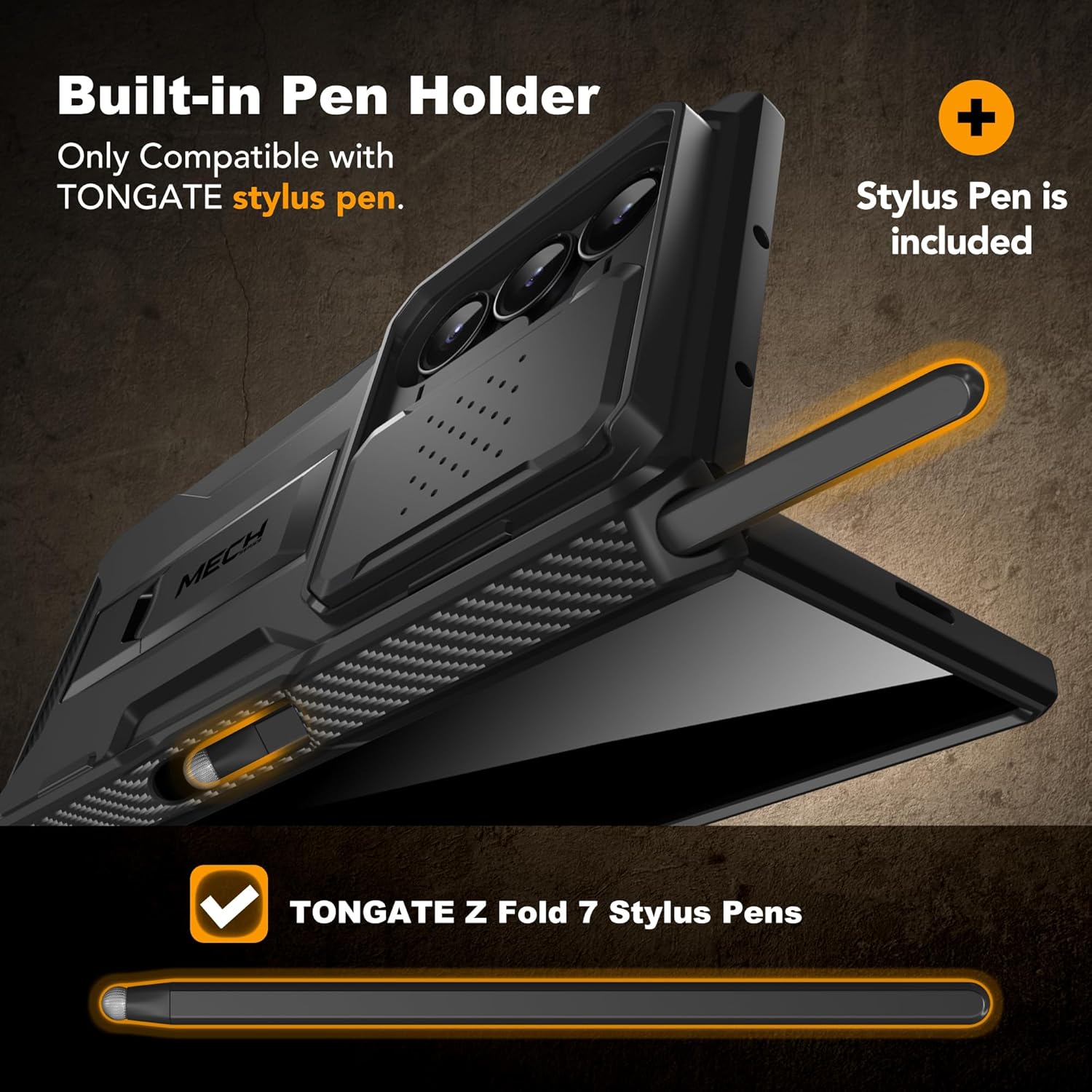 Detalle 2 de Tongate Z Fold 7 Case 12-month