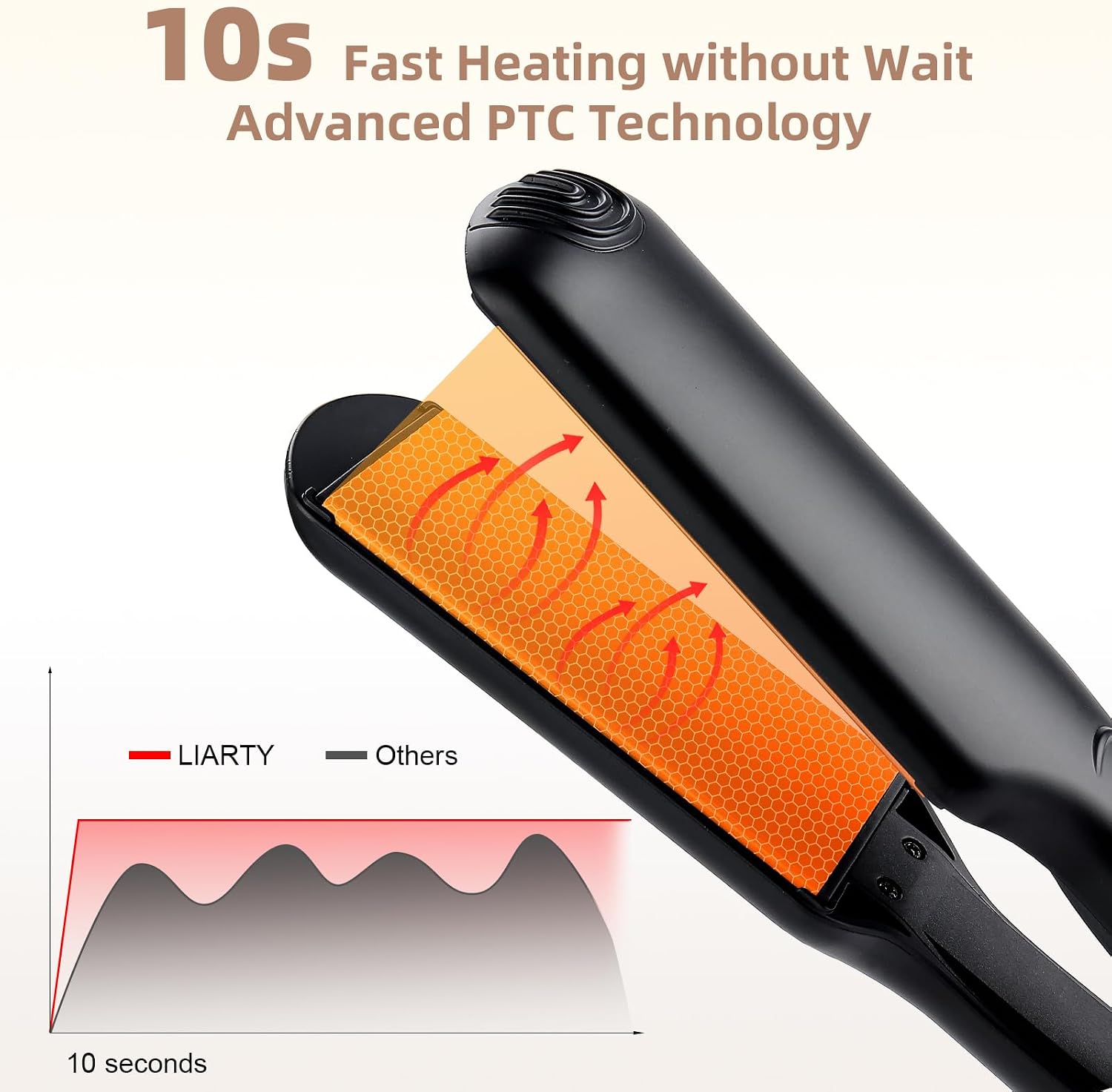 Thumbnail 5 de Hair straightener and curler, 2.16-inch plates