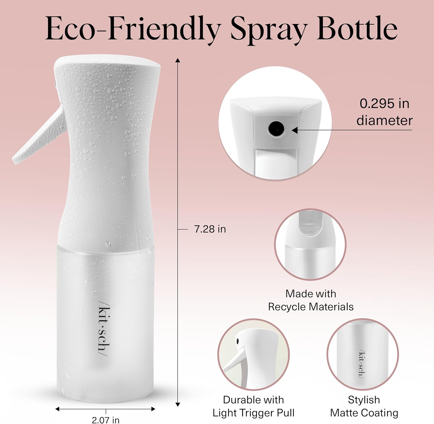 Thumbnail 5 de Kitsch Continuous Spray Bottle 150ml mist spray 💧