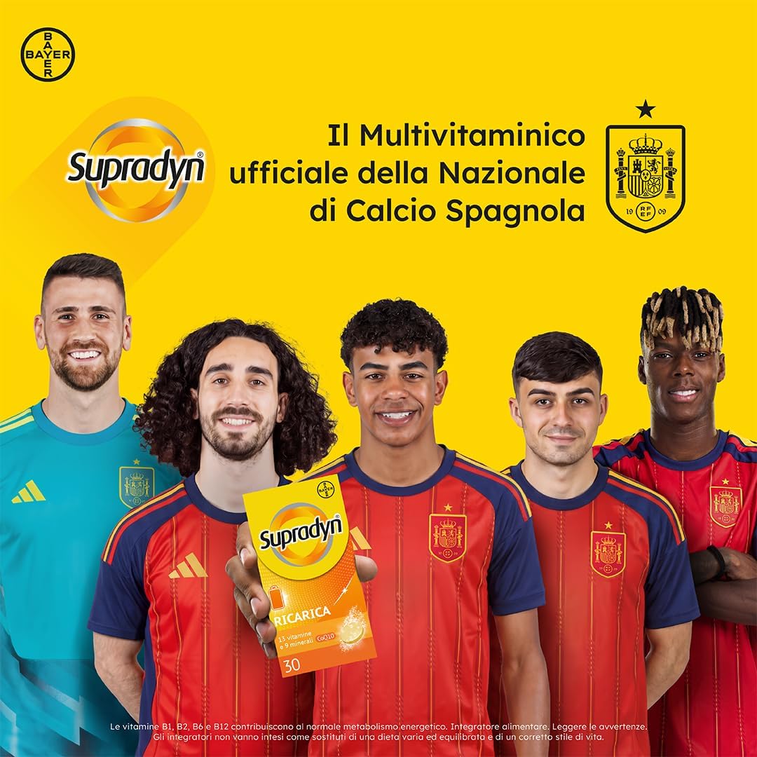Thumbnail 1 de Supradyn Ricarica Multivitaminico Completo – Integratore Effervescente Arancia per Adulti, 60 Compresse