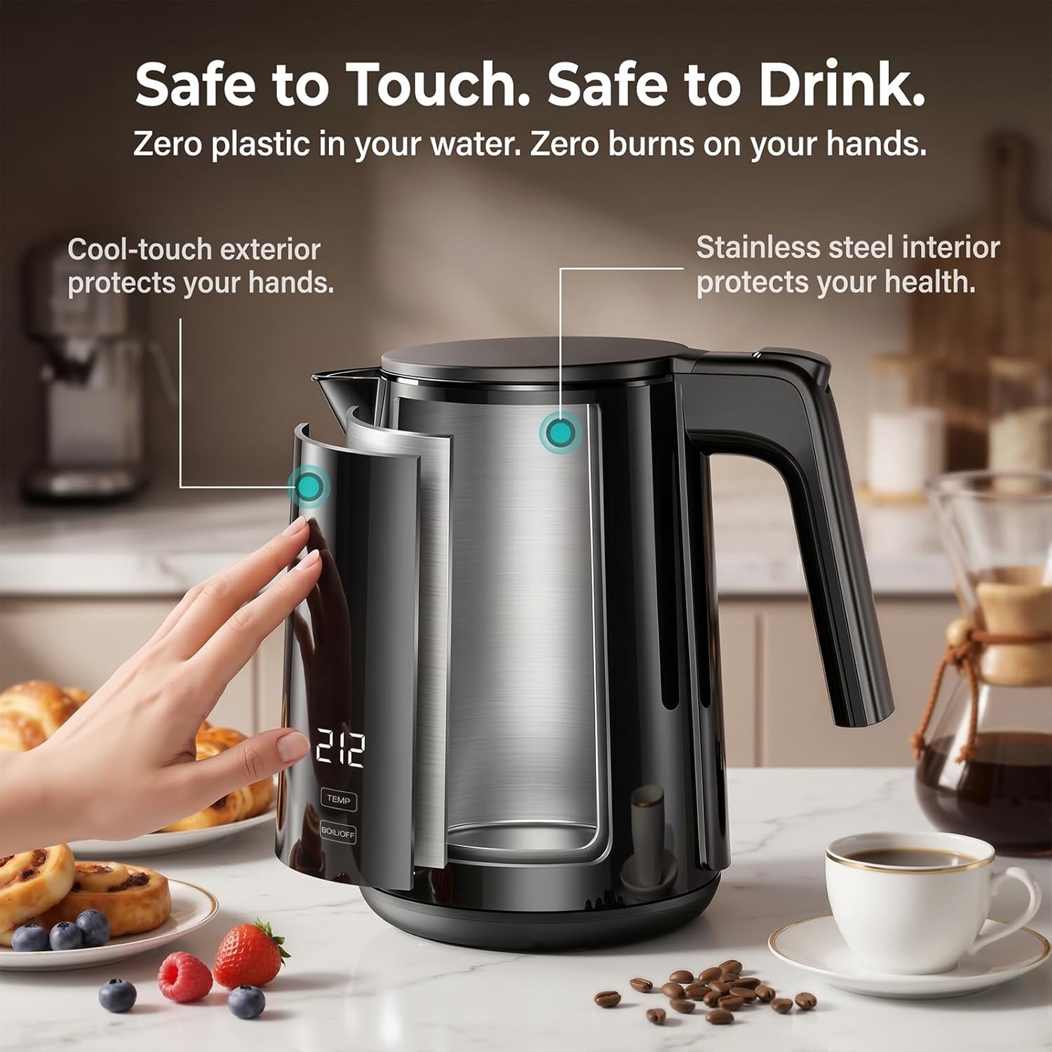 Detalle de Electric Kettle 1.0L
