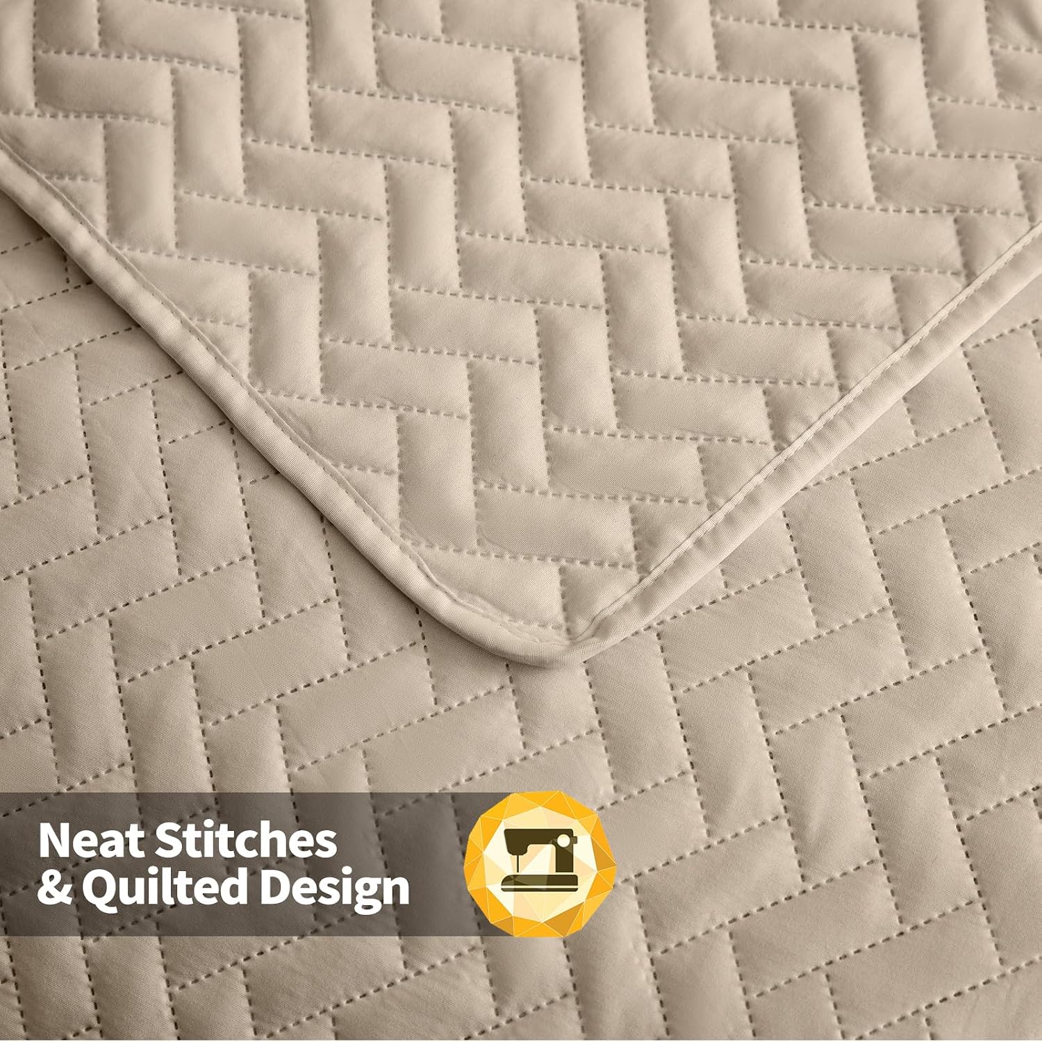 Detalle de Maple&Stone Oversized King Quilt 128" x 120