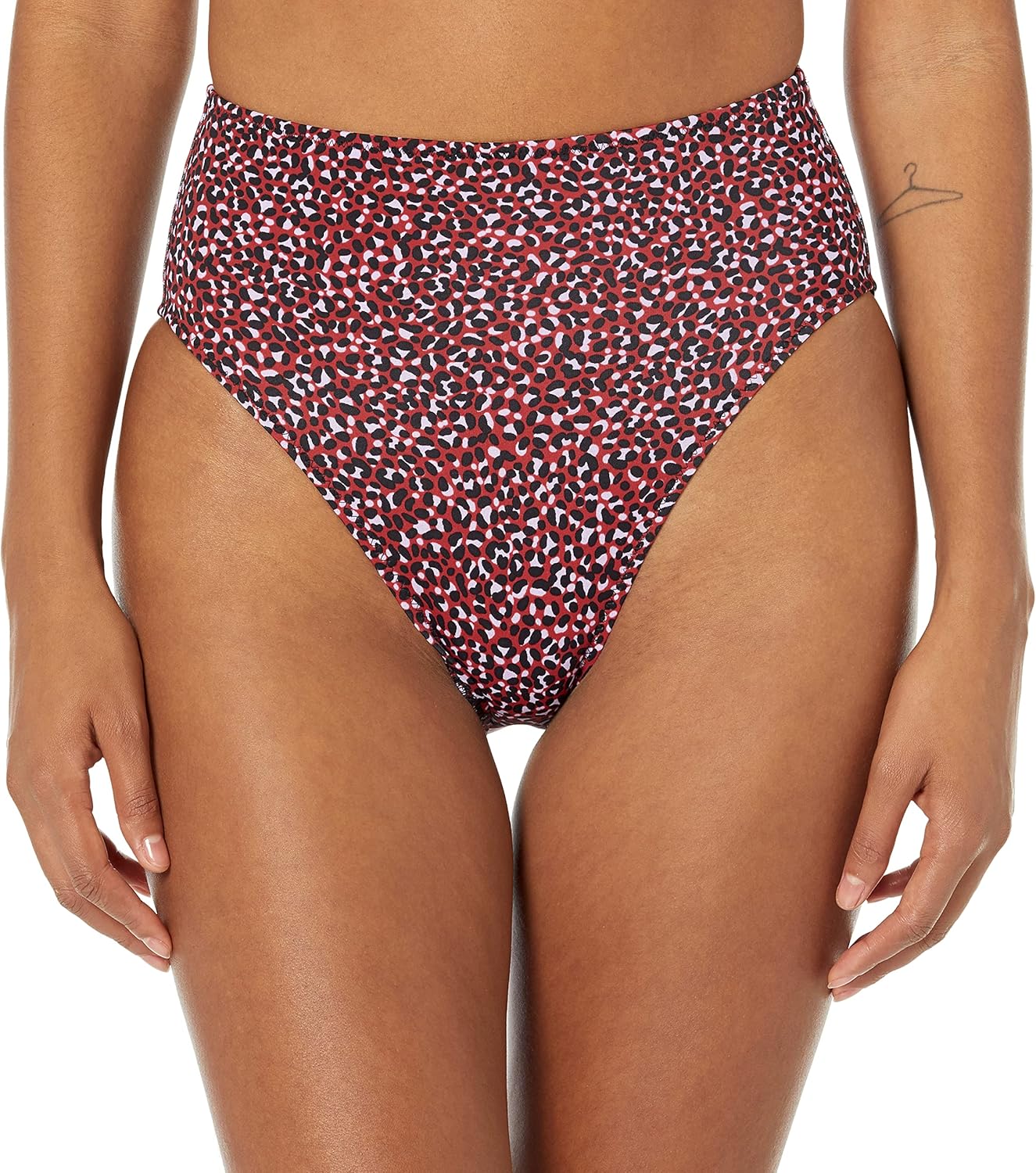 Detalle de Amazon Essentials Women's High Waist High Leg Bikini Bottom