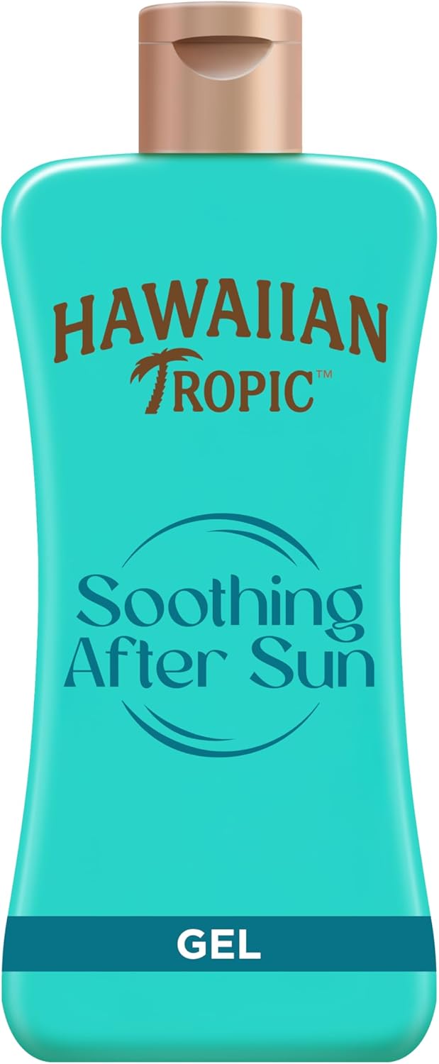 Detalle de Hawaiian Tropic Soothing After Sun Gel 200 ml: lenitivo all’aloe vero, fresco e vegan