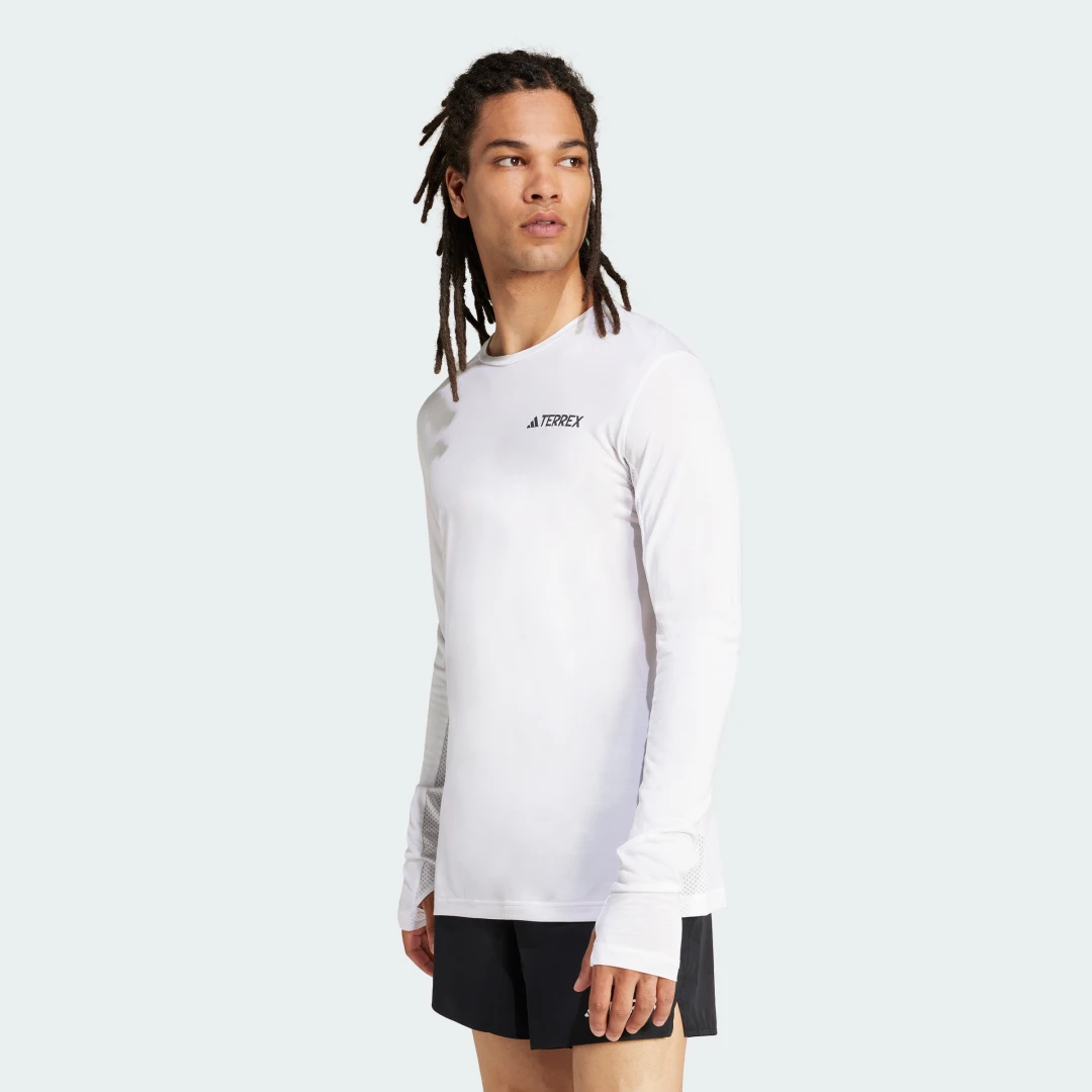 Detalle de Adidas Terrex Xperior Climacool+ Camiseta de manga larga (Blanco)