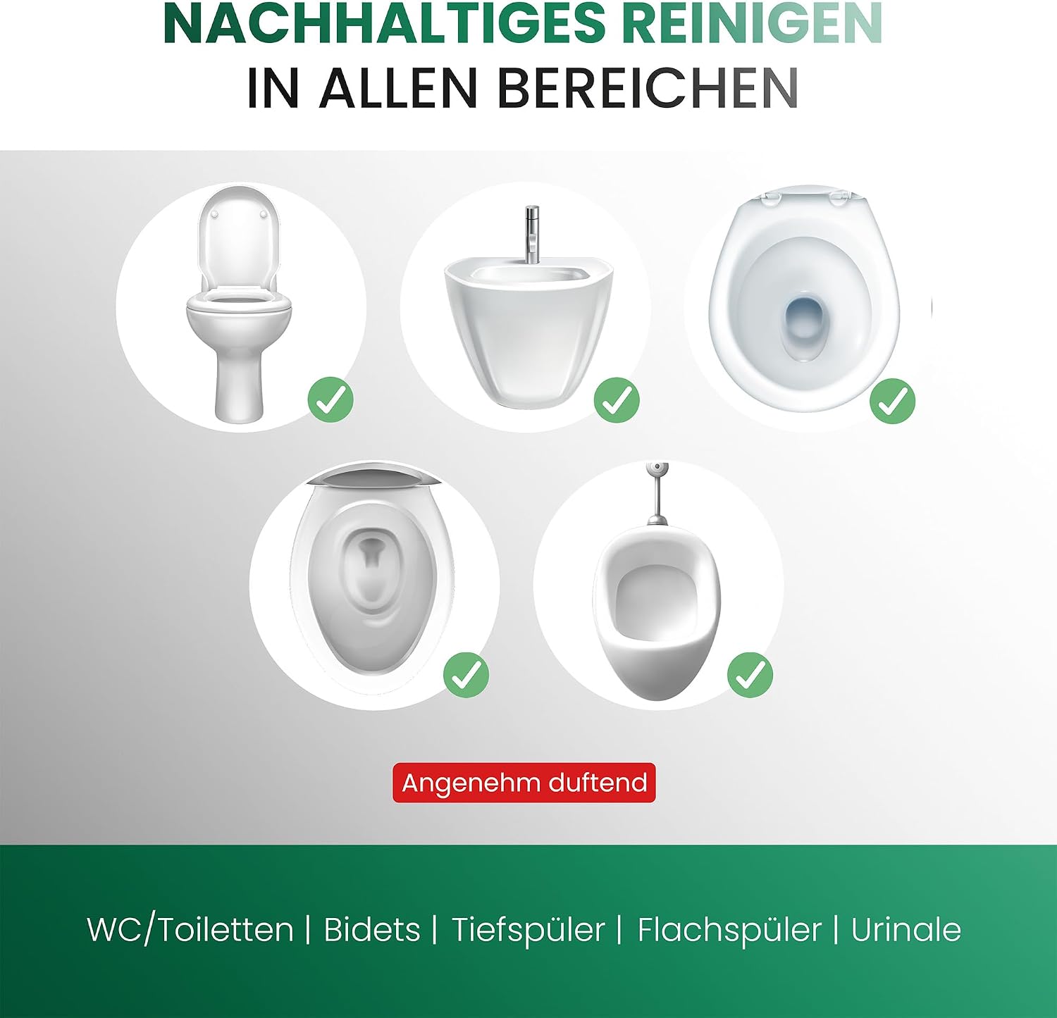 Detalle de BiOHY WC-rengörare 1 l – stark gel mot kalk och urinsten