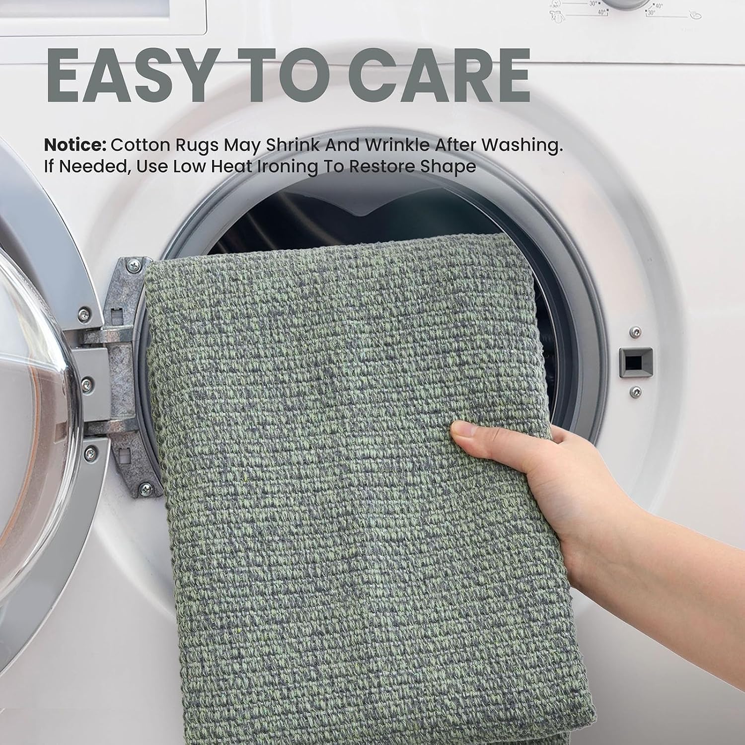 Detalle de EARTHALL 5x7 Ft Washable Rugs ๐