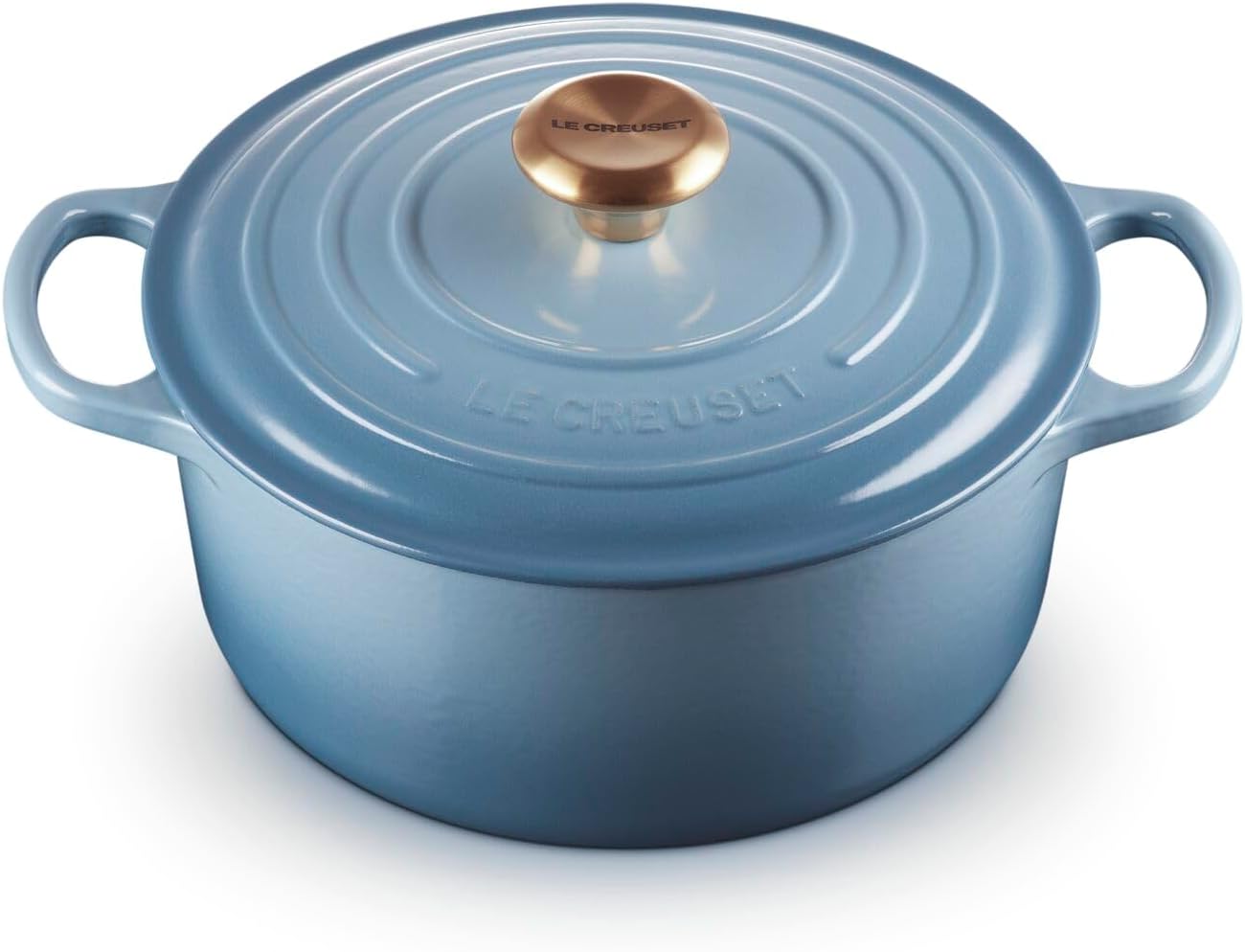Detalle de Le Creuset Signature Gusseisen-Bräter mit Deckel Ø 28 cm – rund, 6,7 l, Schwarz