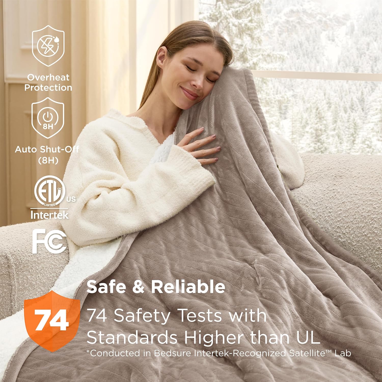 Thumbnail 6 de Bedsure Heated Throw Blanket, 50x60in