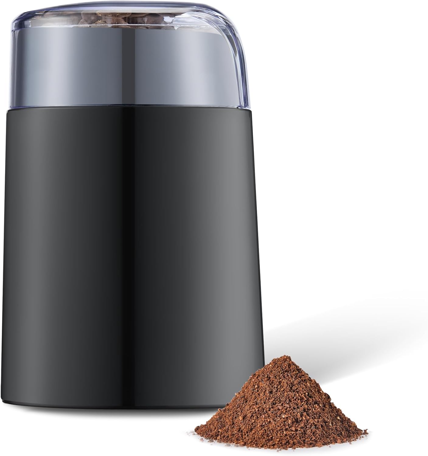 Thumbnail 6 de Amazon Basics Elektrische Kaffeemühle, Edelstahl – kompakt und zuverlässig